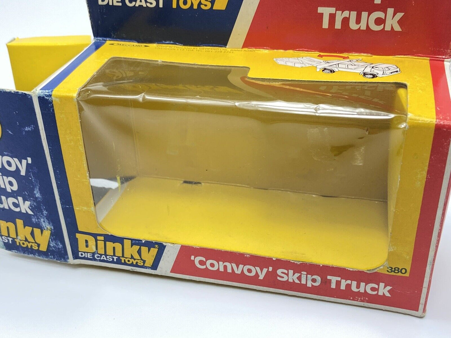 DINKY TOYS 380 'CONVOY' SKIP TRUCK WITH ORIGINAL BOX