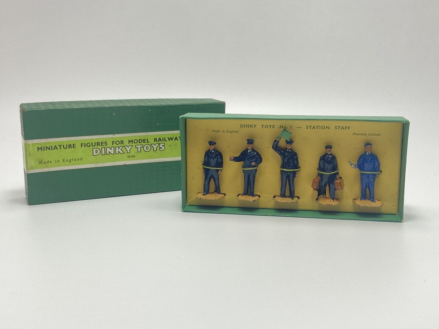 DINKY TOYS NO. 1 STATION STAFF (O GUAGE SCALE) - EXCELLENT CONDITION