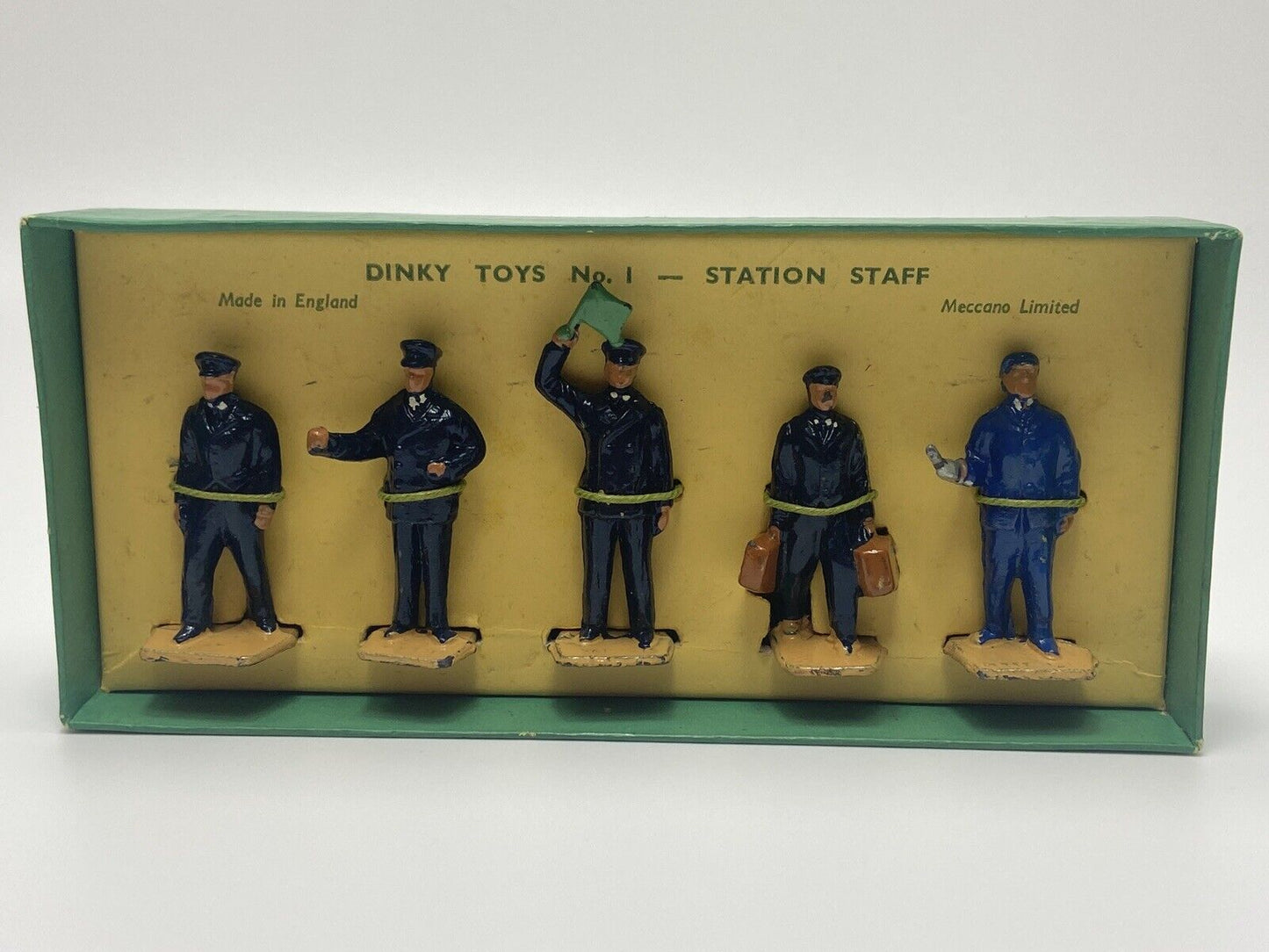 DINKY TOYS NO. 1 STATION STAFF (O GUAGE SCALE) - EXCELLENT CONDITION
