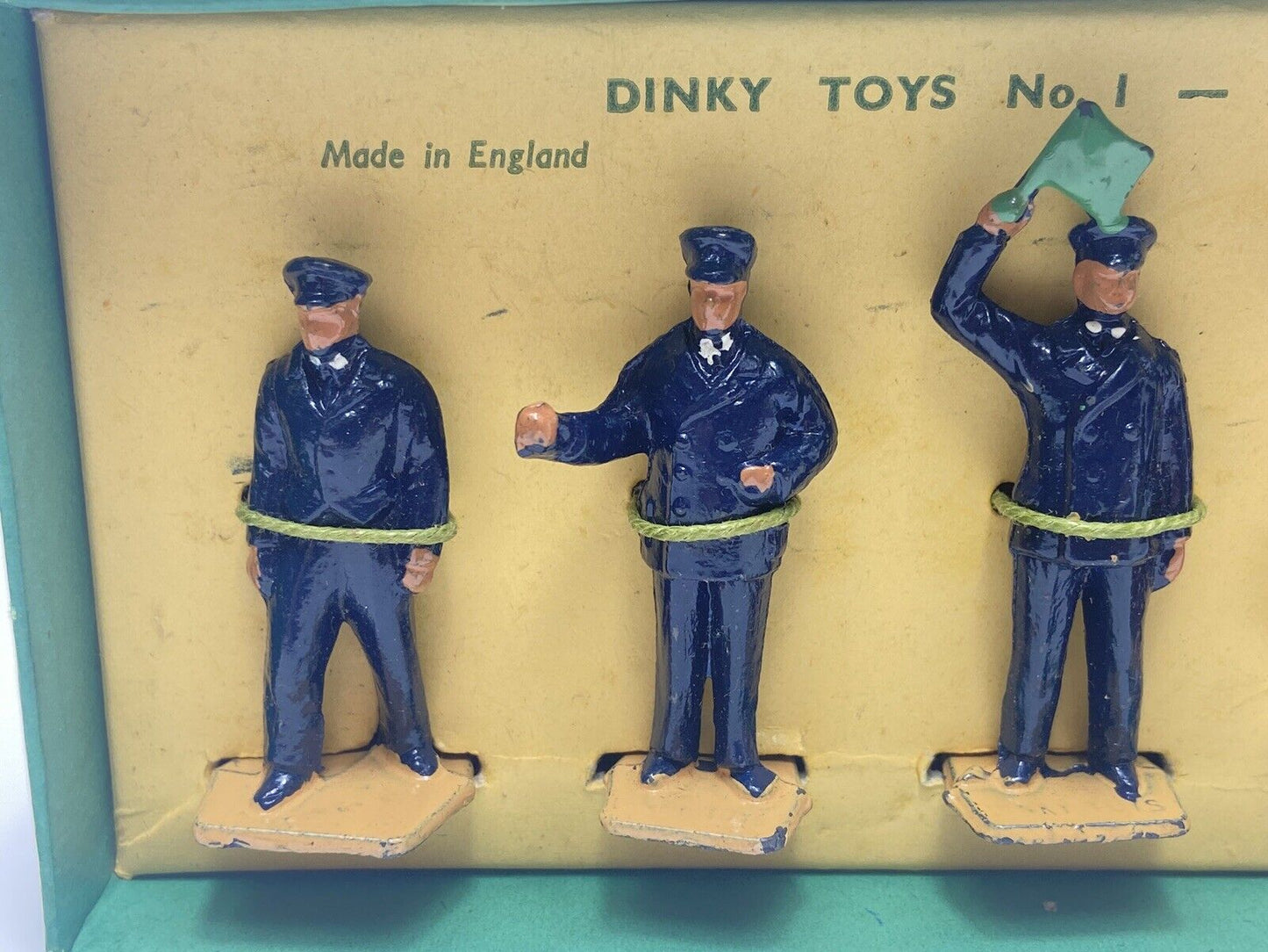 DINKY TOYS NO. 1 STATION STAFF (O GUAGE SCALE) - EXCELLENT CONDITION