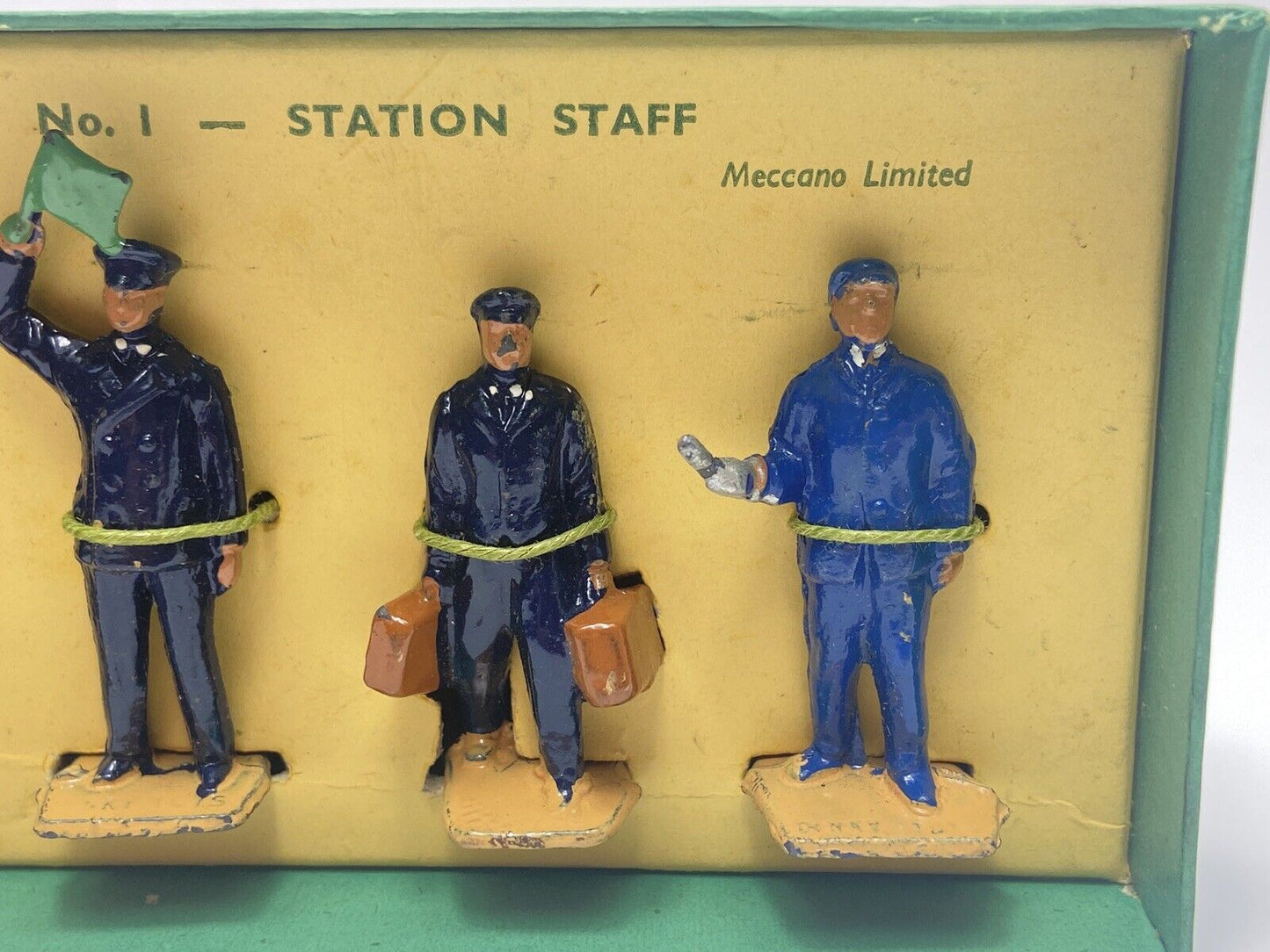 DINKY TOYS NO. 1 STATION STAFF (O GUAGE SCALE) - EXCELLENT CONDITION