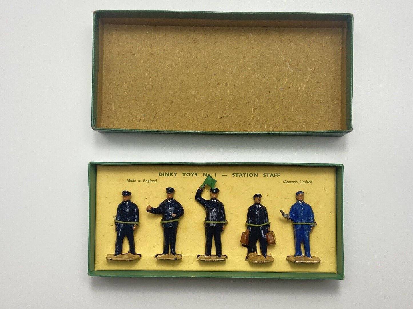 DINKY TOYS NO. 1 STATION STAFF (O GUAGE SCALE) - EXCELLENT CONDITION