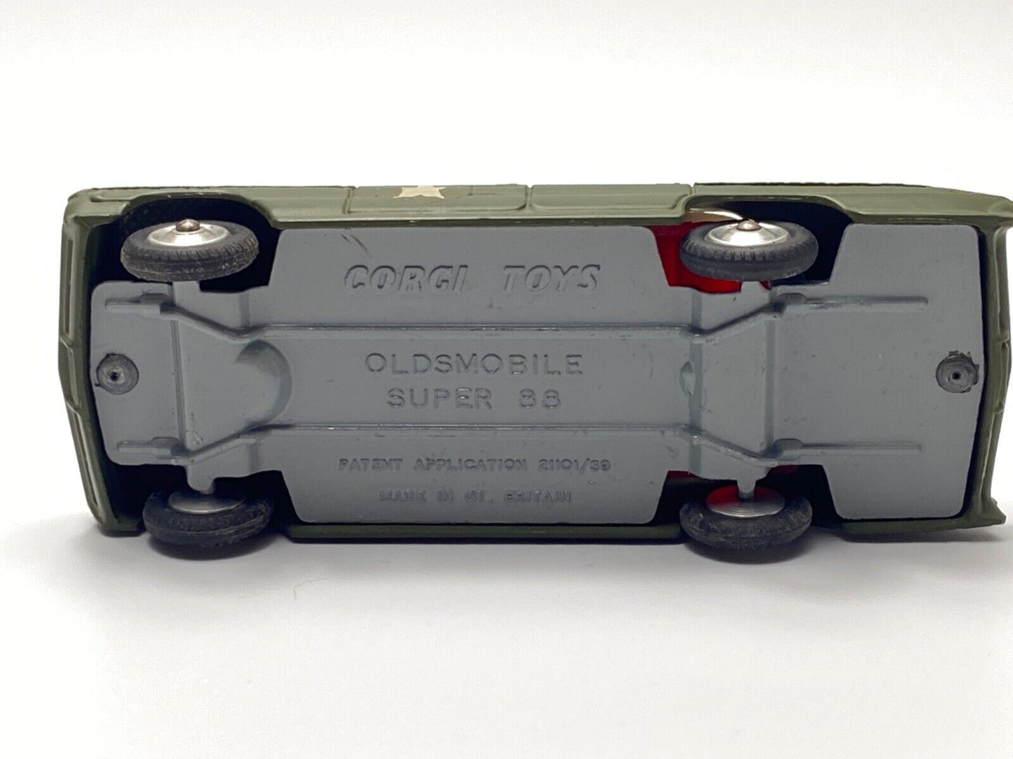CORGI TOYS 358 OLDSMOBILE H.Q. STAFF CAR IN MINT CONDITION/NR MINT BOX