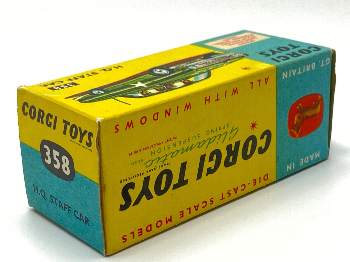 CORGI TOYS 358 OLDSMOBILE H.Q. STAFF CAR IN MINT CONDITION/NR MINT BOX