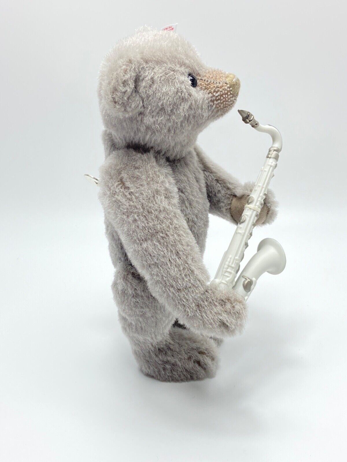 STEIFF LLADRO MUSICAL SAXOPHONE PLAYER TEDDY BEAR LE 677656 - MINT