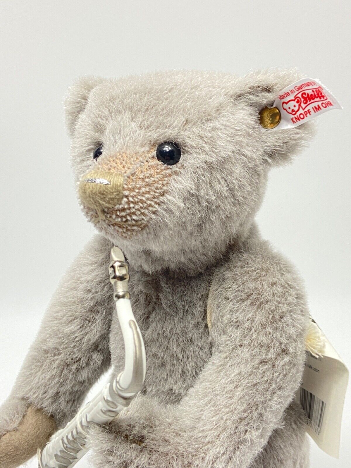 STEIFF LLADRO MUSICAL SAXOPHONE PLAYER TEDDY BEAR LE 677656 - MINT