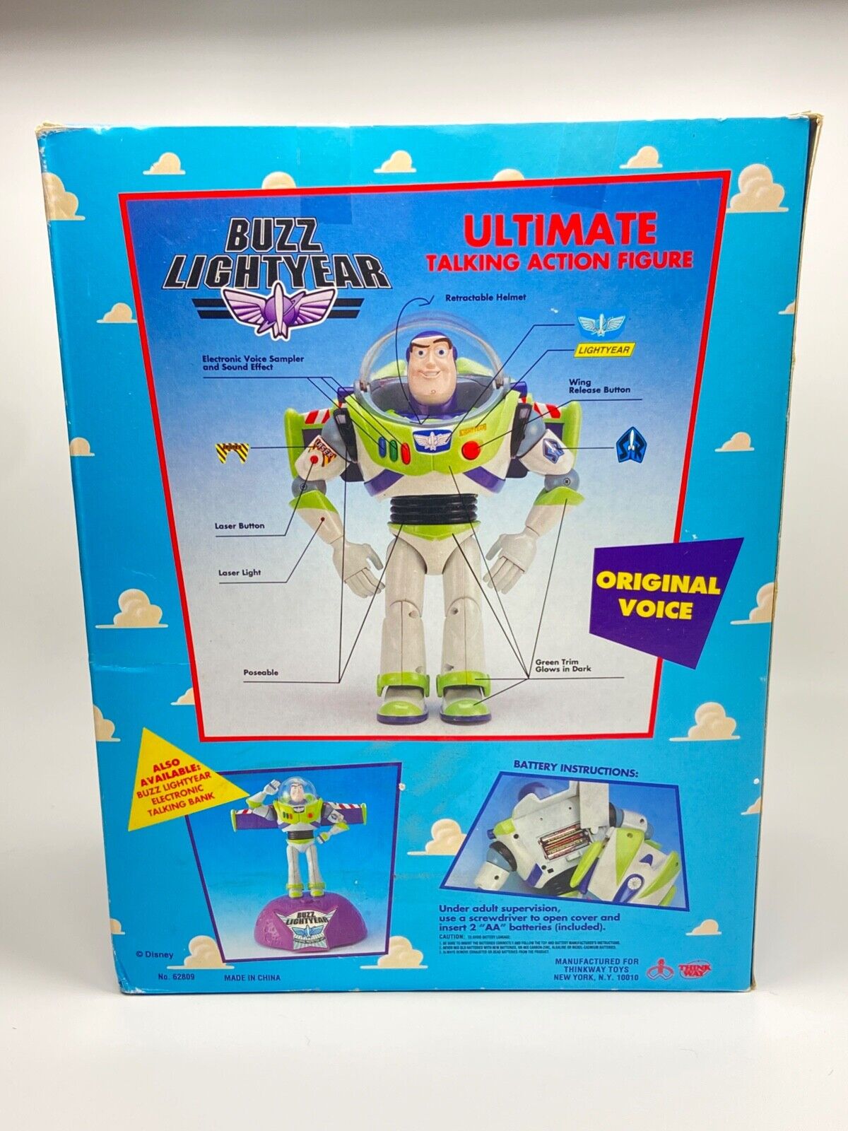 THINKWAY TOYS NR. 62809 DISNEY TOY STORY BUZZ LIGHTYEAR