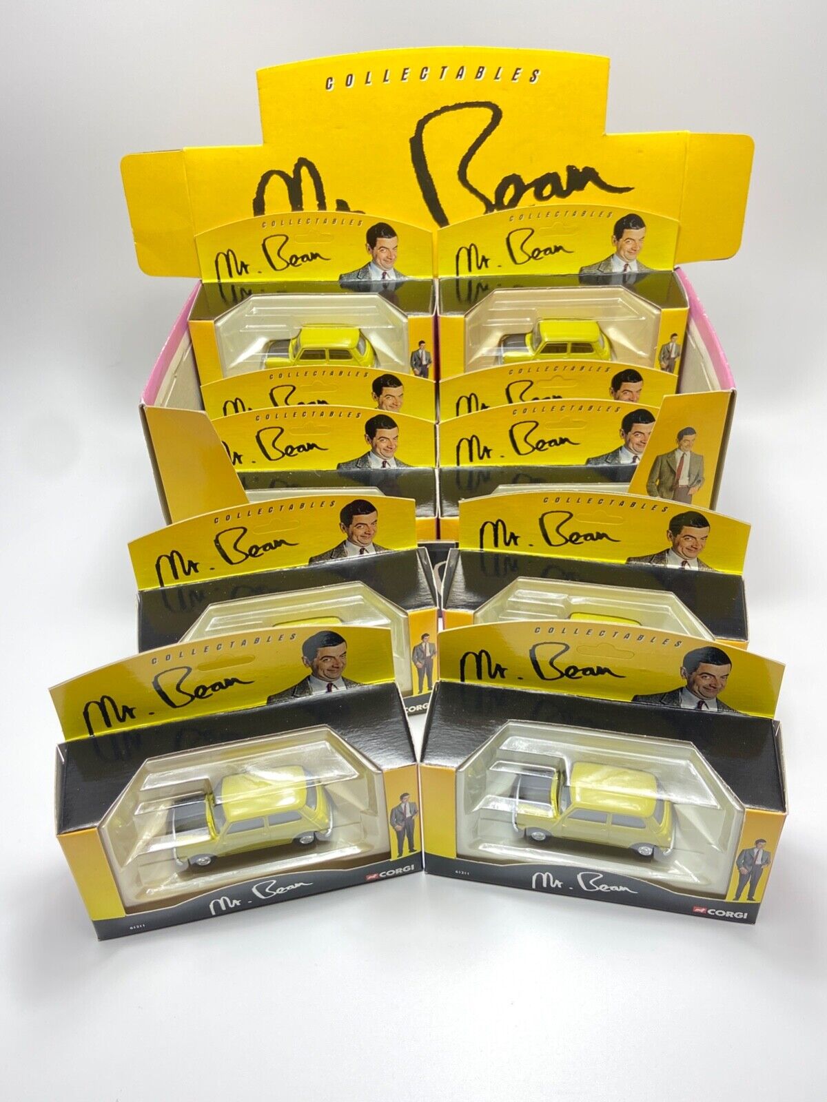 CORGI 61211 MR BEAN COLLECTABLES SERIES RETAILERS COUNTER TRADE PACK OF 12