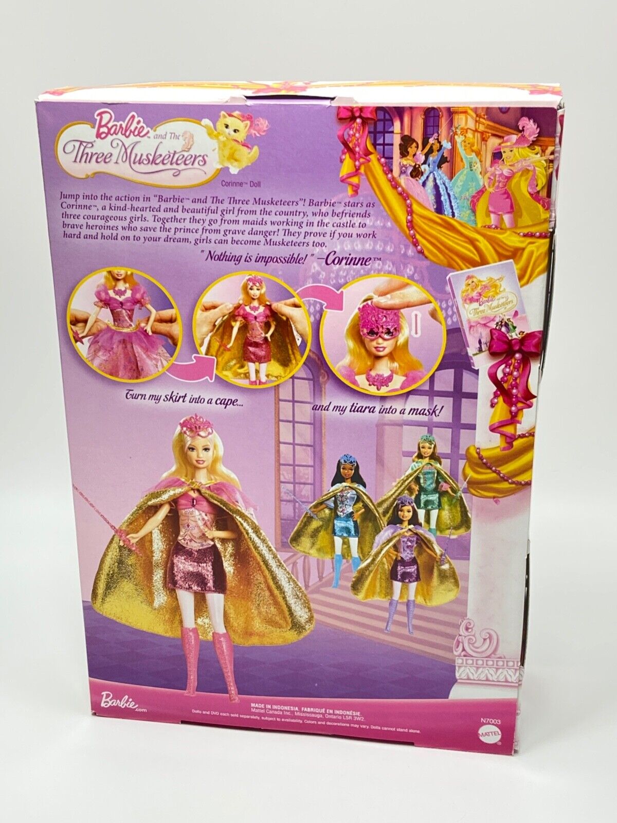 BARBIE AND THE THREE MUSKETEERS CORINNE N7003 - MINT