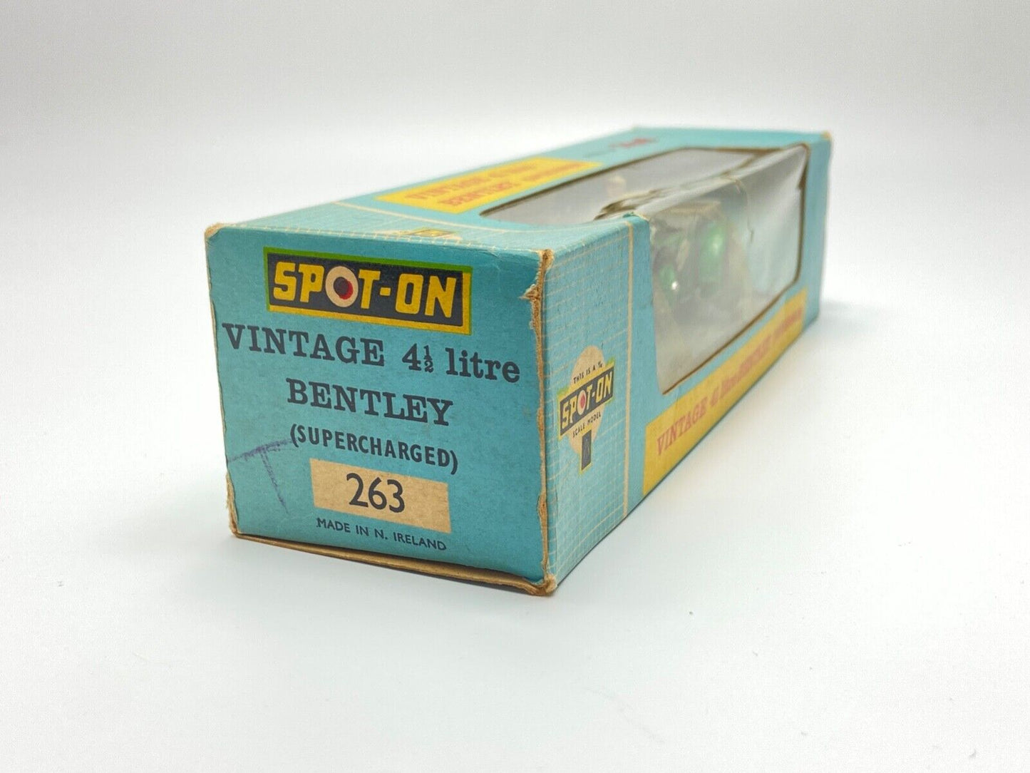 TRIANG SPOT-ON 263 VINTAGE SUPERCHARGE BENTLEY 4.5 LITRE - MINT IN GOOD/EXC BOX