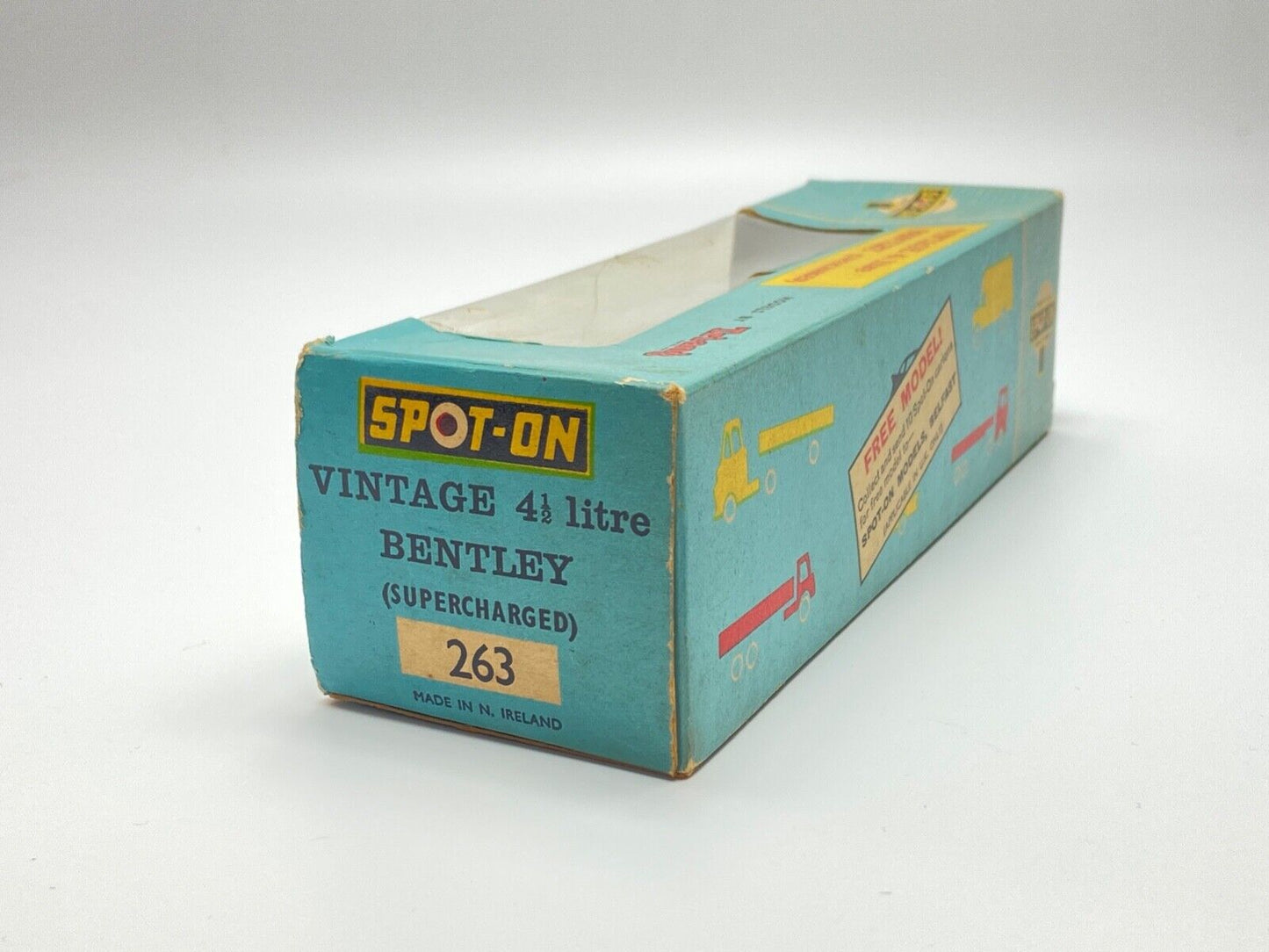 TRIANG SPOT-ON 263 VINTAGE SUPERCHARGE BENTLEY 4.5 LITRE - MINT IN GOOD/EXC BOX
