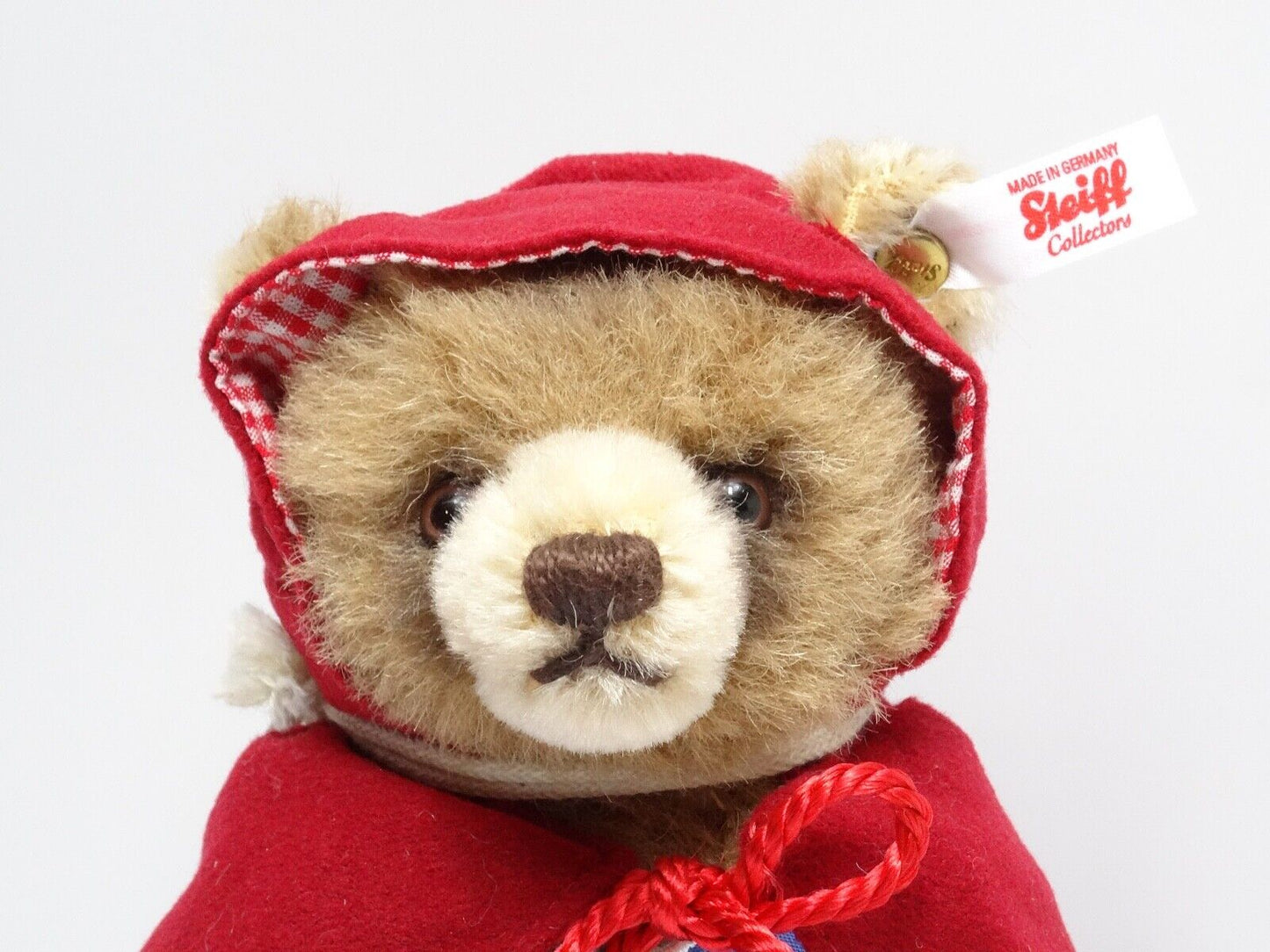 STEIFF 021350 ROTKÄPPCHEN UND WOLF MIT ZERTIFIKAT, BOX UND ETIKETT