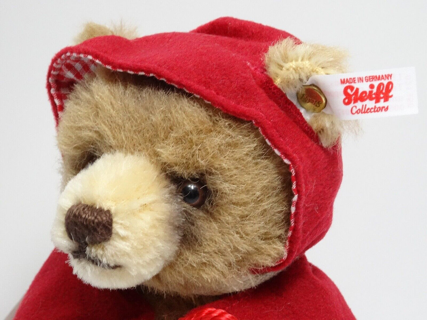 STEIFF 021350 ROTKÄPPCHEN UND WOLF MIT ZERTIFIKAT, BOX UND ETIKETT