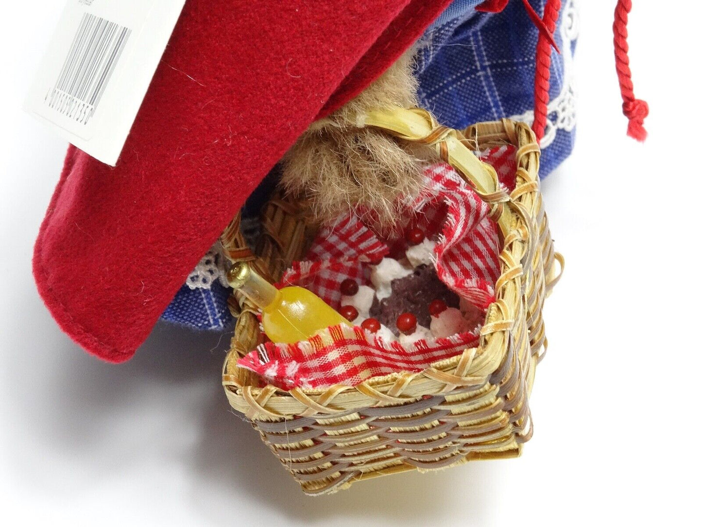 STEIFF 021350 ROTKÄPPCHEN UND WOLF MIT ZERTIFIKAT, BOX UND ETIKETT