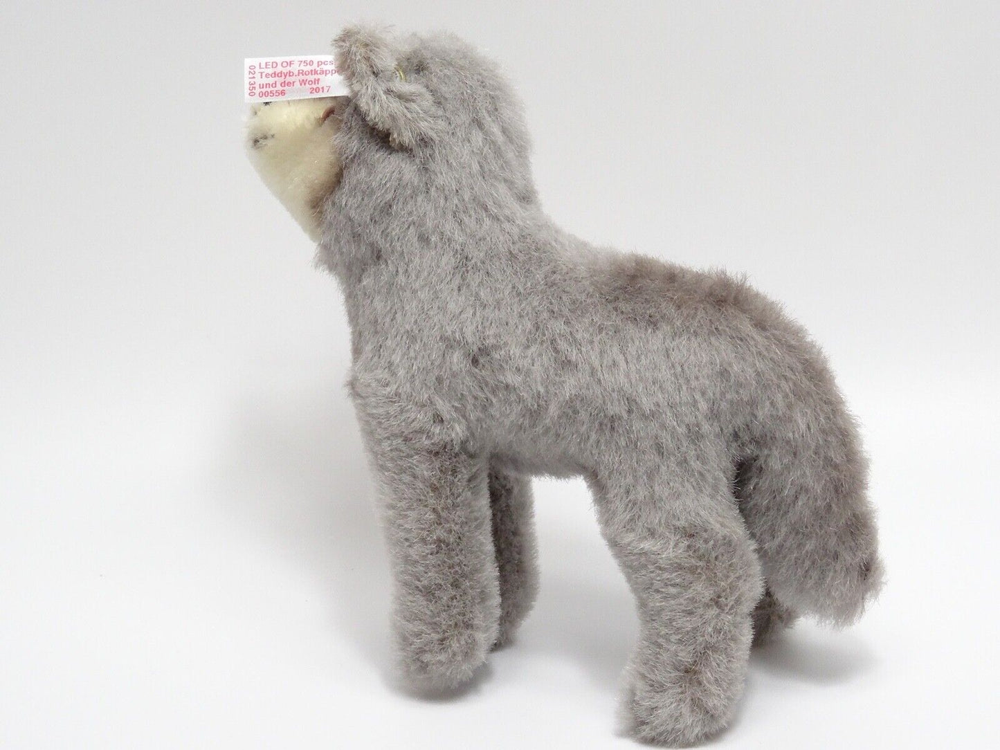STEIFF 021350 ROTKÄPPCHEN UND WOLF MIT ZERTIFIKAT, BOX UND ETIKETT