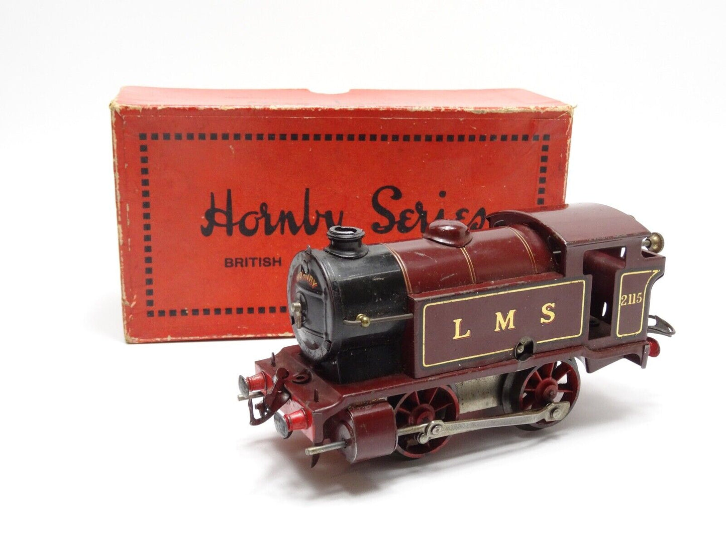 Hornby Spur O Nr. 1 0-4-0 Tenderlok LMS Kastanienbraun Nr. 2115