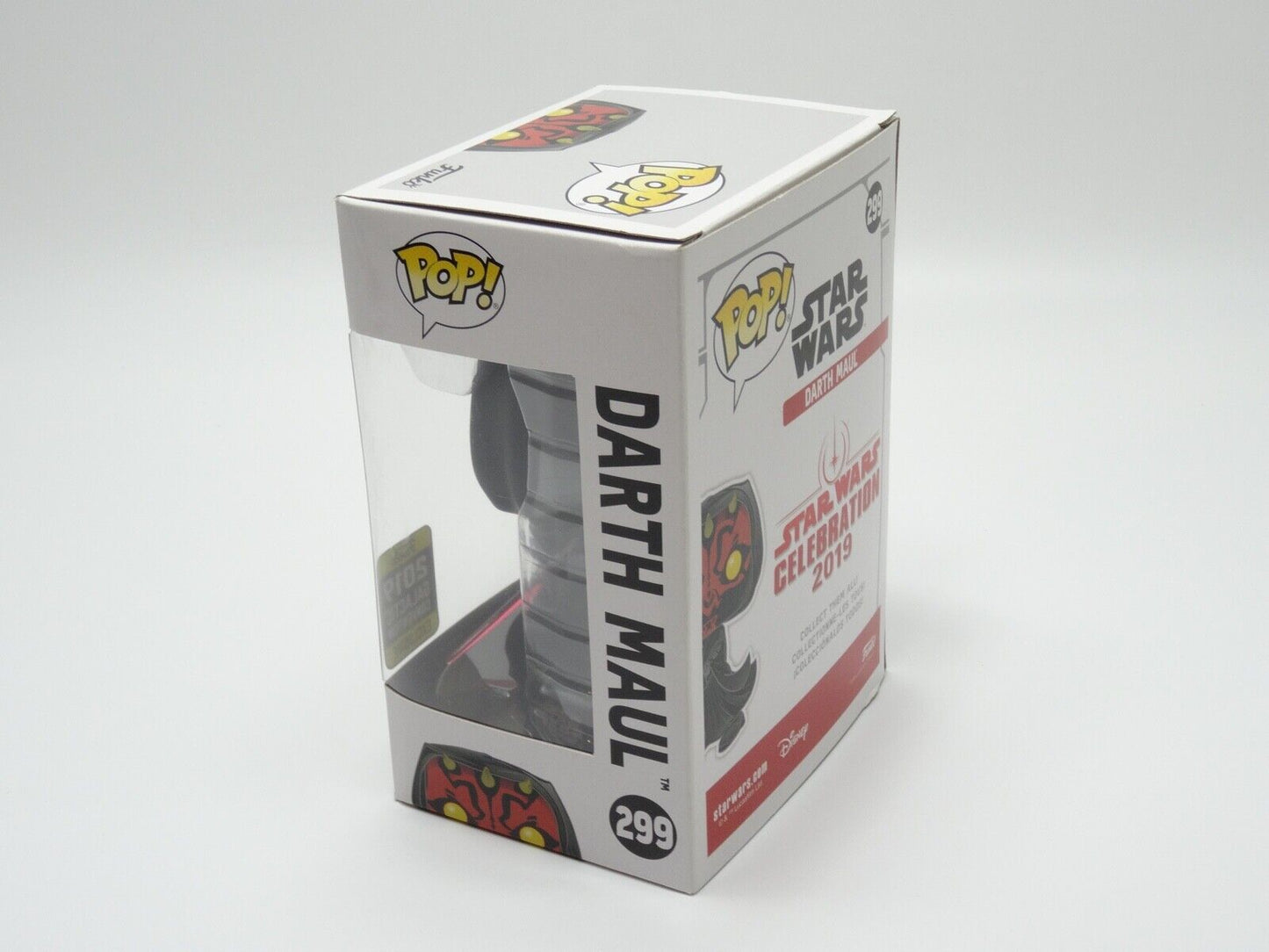 FUNKO POP STAR WARS DARTH MAUL GALACTIC CONVENTION EXCLUSIVE # 299