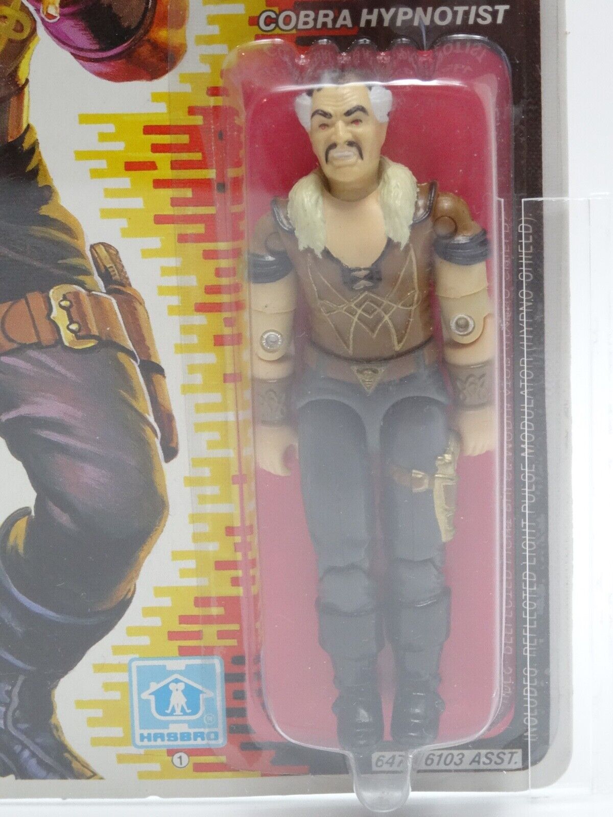 HASBRO GI JOE CRYSTAL BALL 3 3/4" FIGURE AFA GRADED 85 NM+ CARD