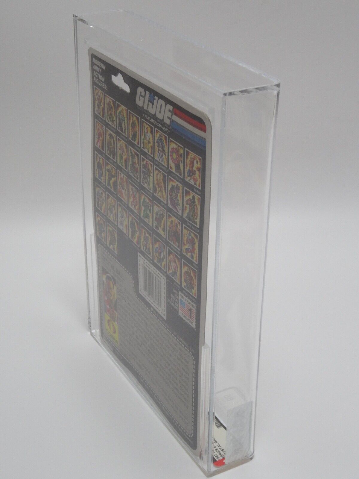 HASBRO GI JOE CRYSTAL BALL 3 3/4" FIGURE AFA GRADED 85 NM+ CARD