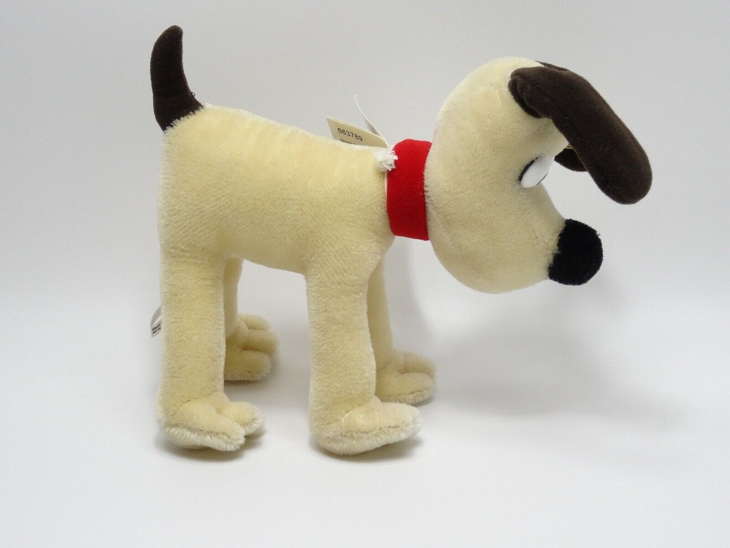 STEIFF GROMIT 23CM 663789 WHITE MOHAIR WITH TAG