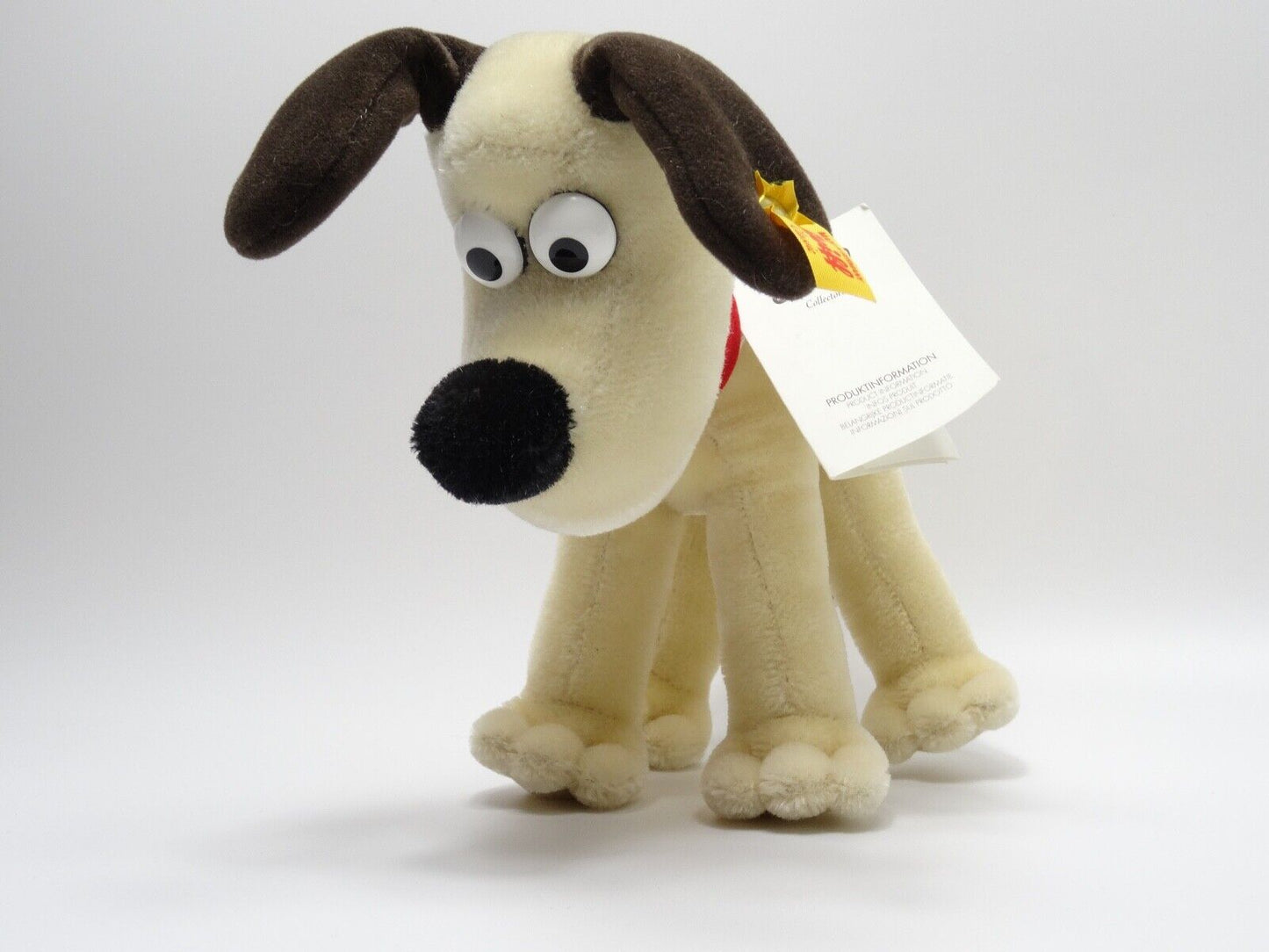 STEIFF GROMIT 23CM 663789 WHITE MOHAIR WITH TAG