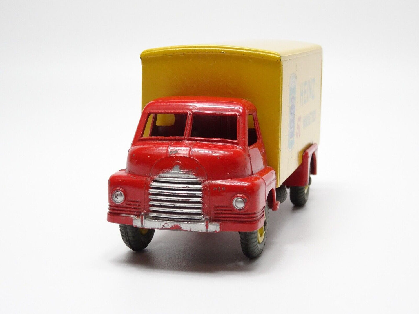 DINKY 923 BIG BEDFORD VAN "HEINZ" - RED CAB AND CHASSIS WITH BOX