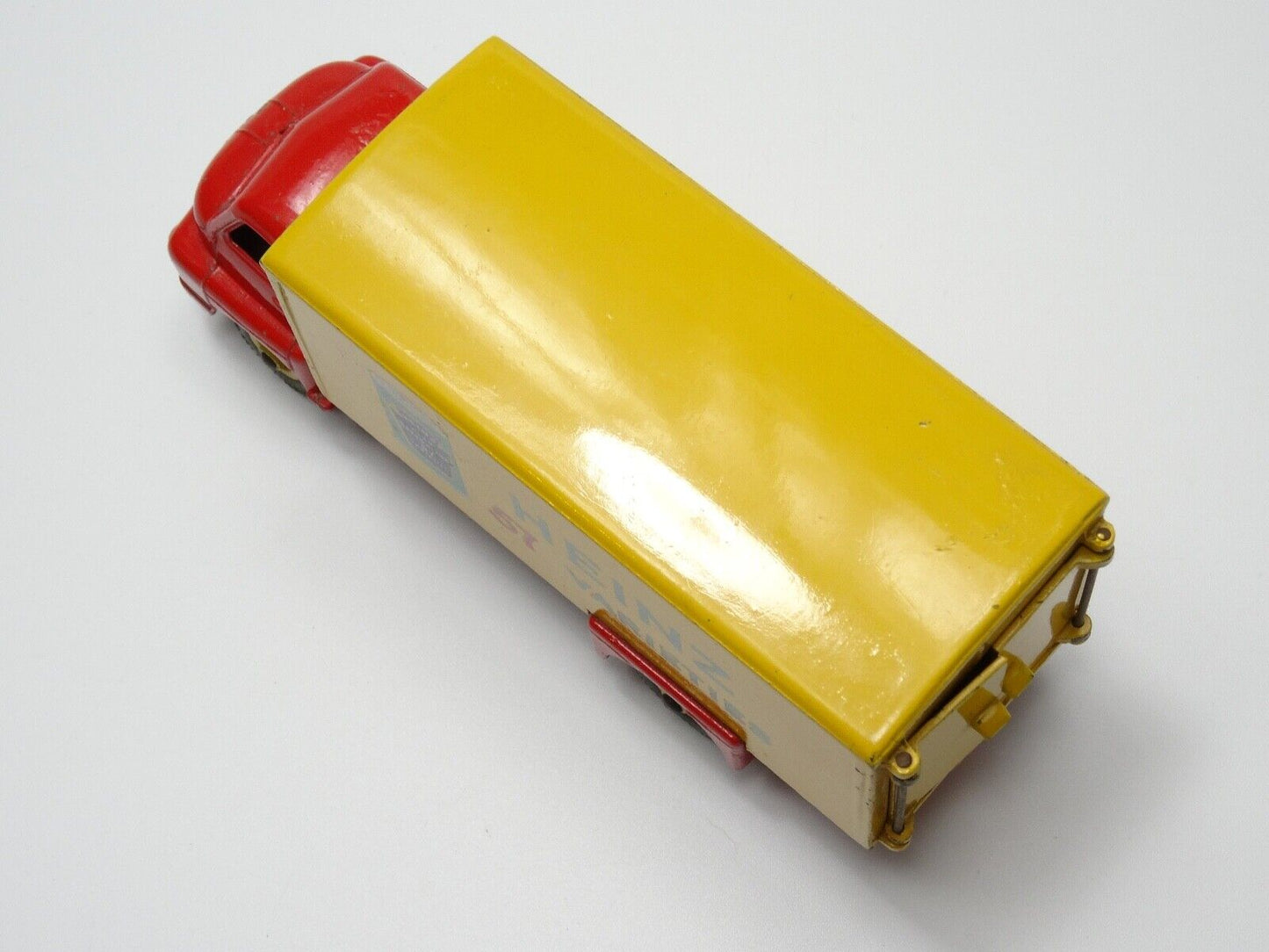 DINKY 923 BIG BEDFORD VAN "HEINZ" - RED CAB AND CHASSIS WITH BOX
