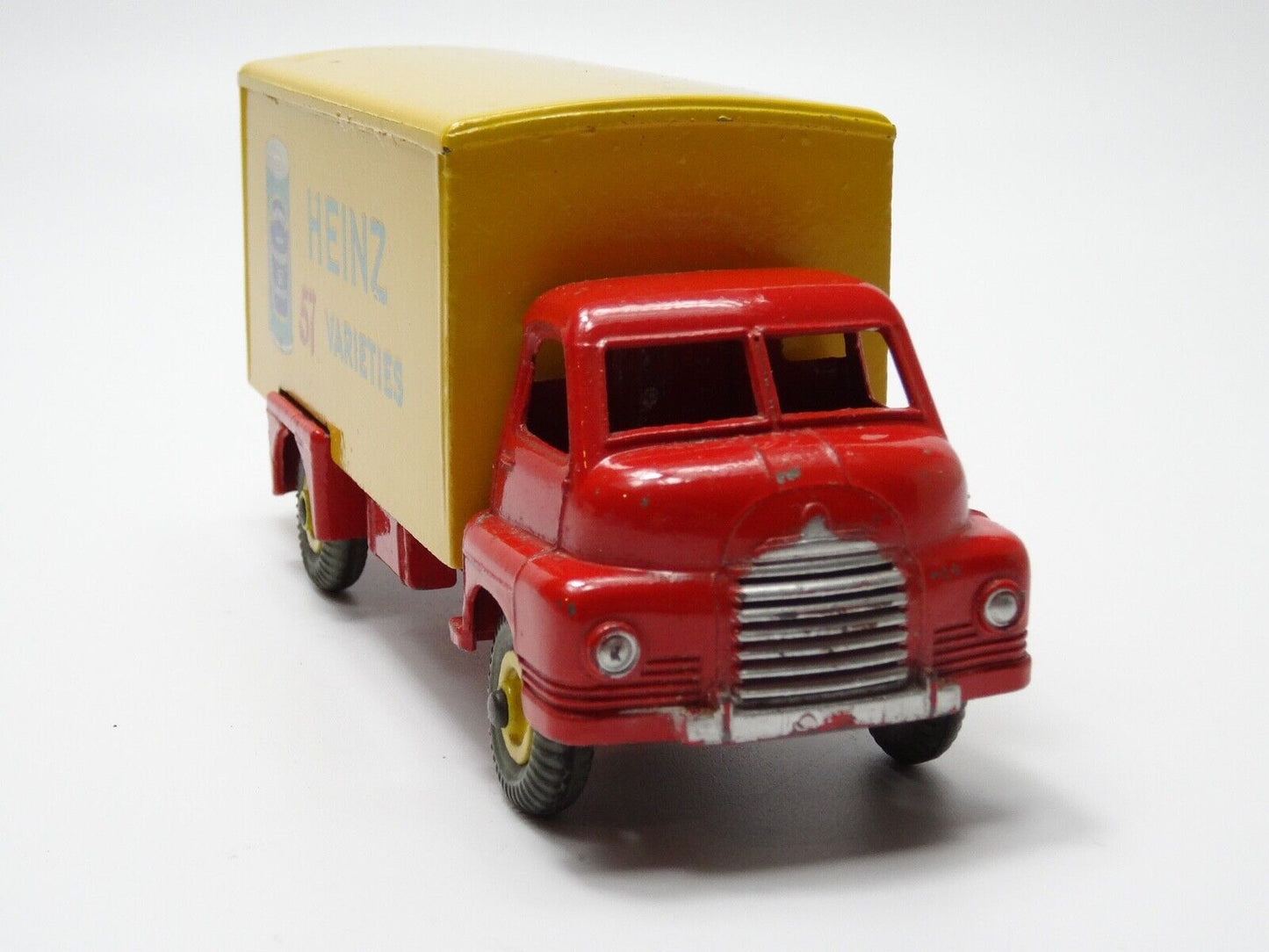 DINKY 923 BIG BEDFORD VAN "HEINZ" - RED CAB AND CHASSIS WITH BOX