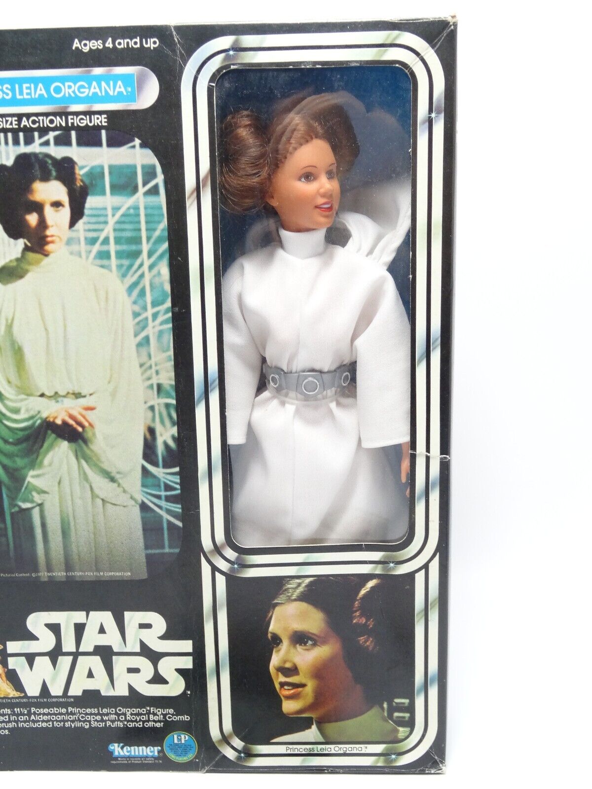 Kenner Star Wars vintage Princess Leia Organa 12" figure in Box/Acrylic case