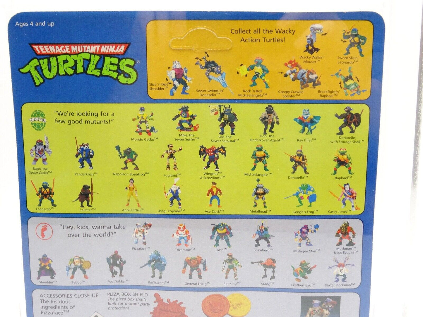 Playmates 1990 Teenage Mutant Pizzaface, UKG Graded 80%