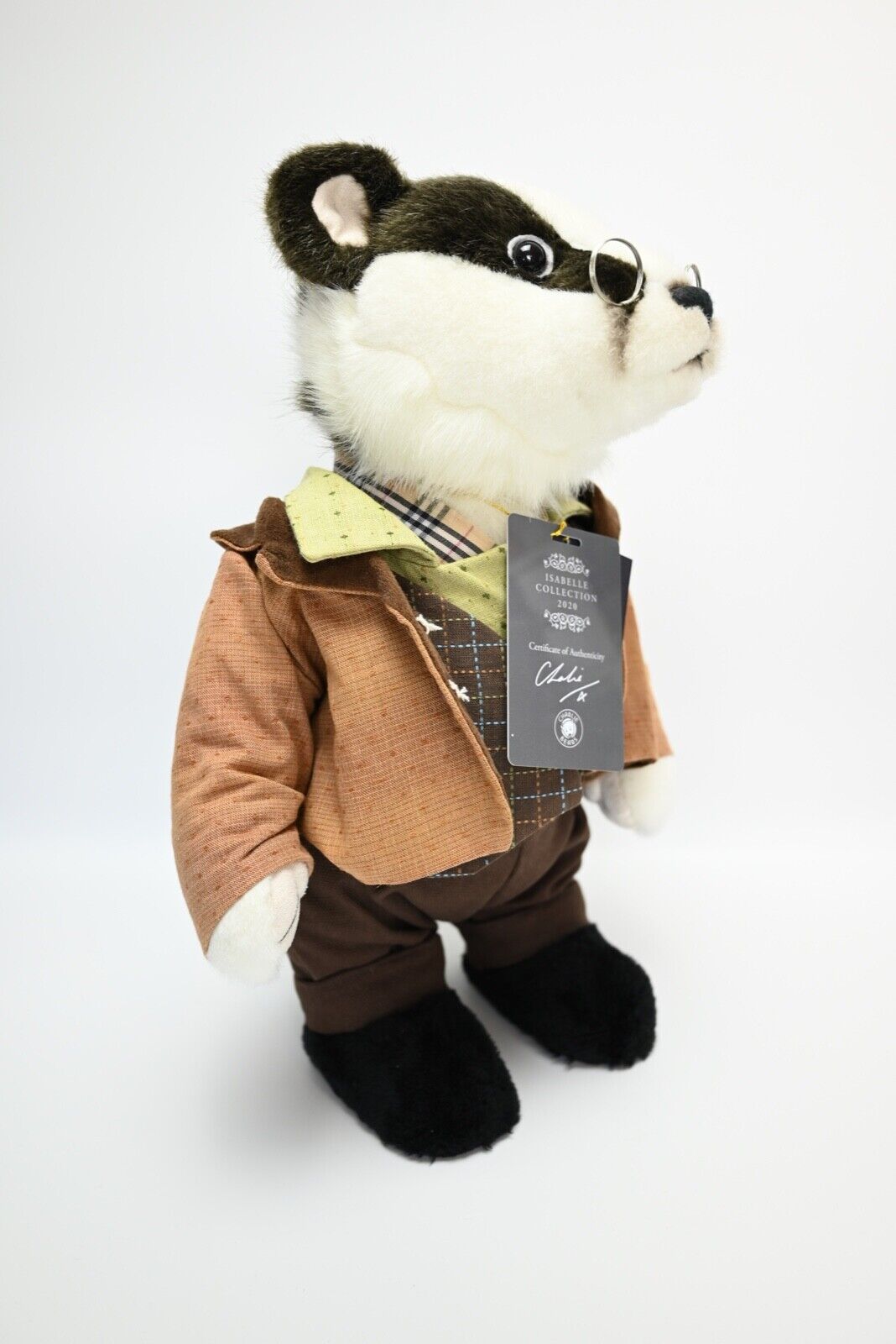 Charlie Bears The Wind in the Willows Badger in Mint Condition