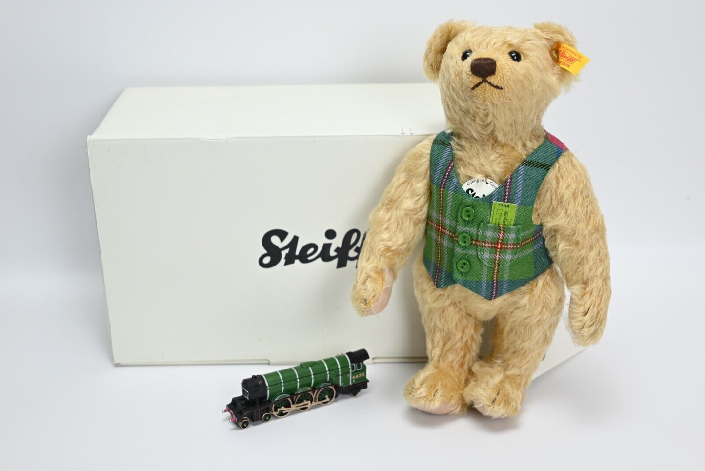 Steiff Der fliegende Schotte mit Zugmodell – 004230 Auslaufmodell