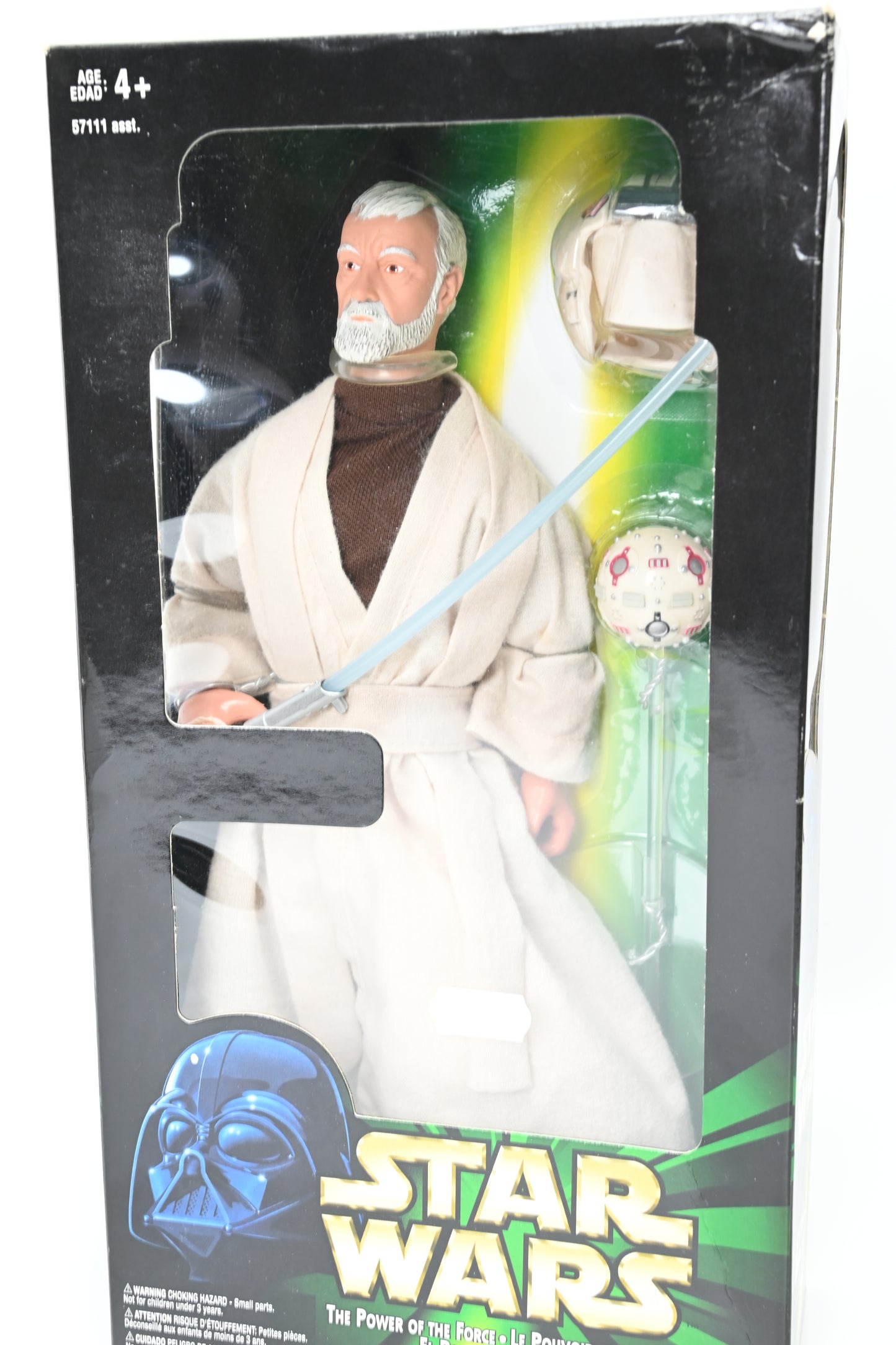 Star Wars Power of the Force - Obi Wan Kenobi Figure with Glow in the Dark Light