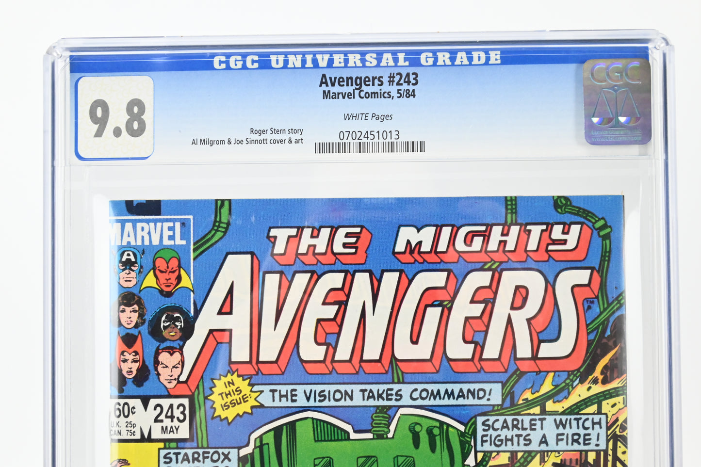Avengers #243 CGC 9.8 / 1984 - Marvel