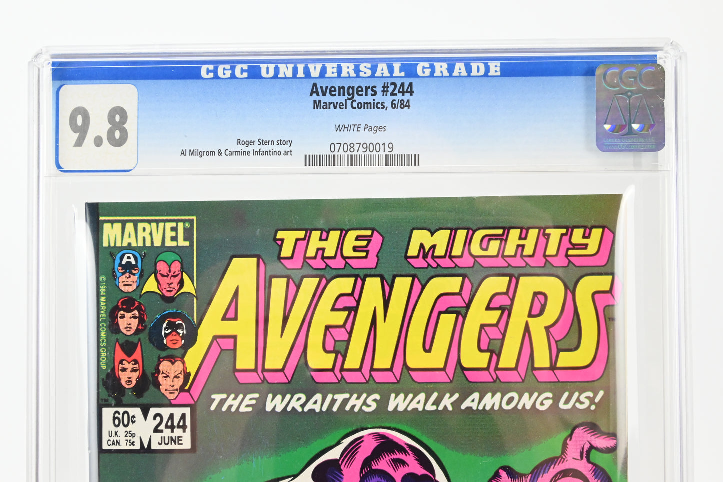 Avengers #244 CGC 9.8 / 1984 - Marvel
