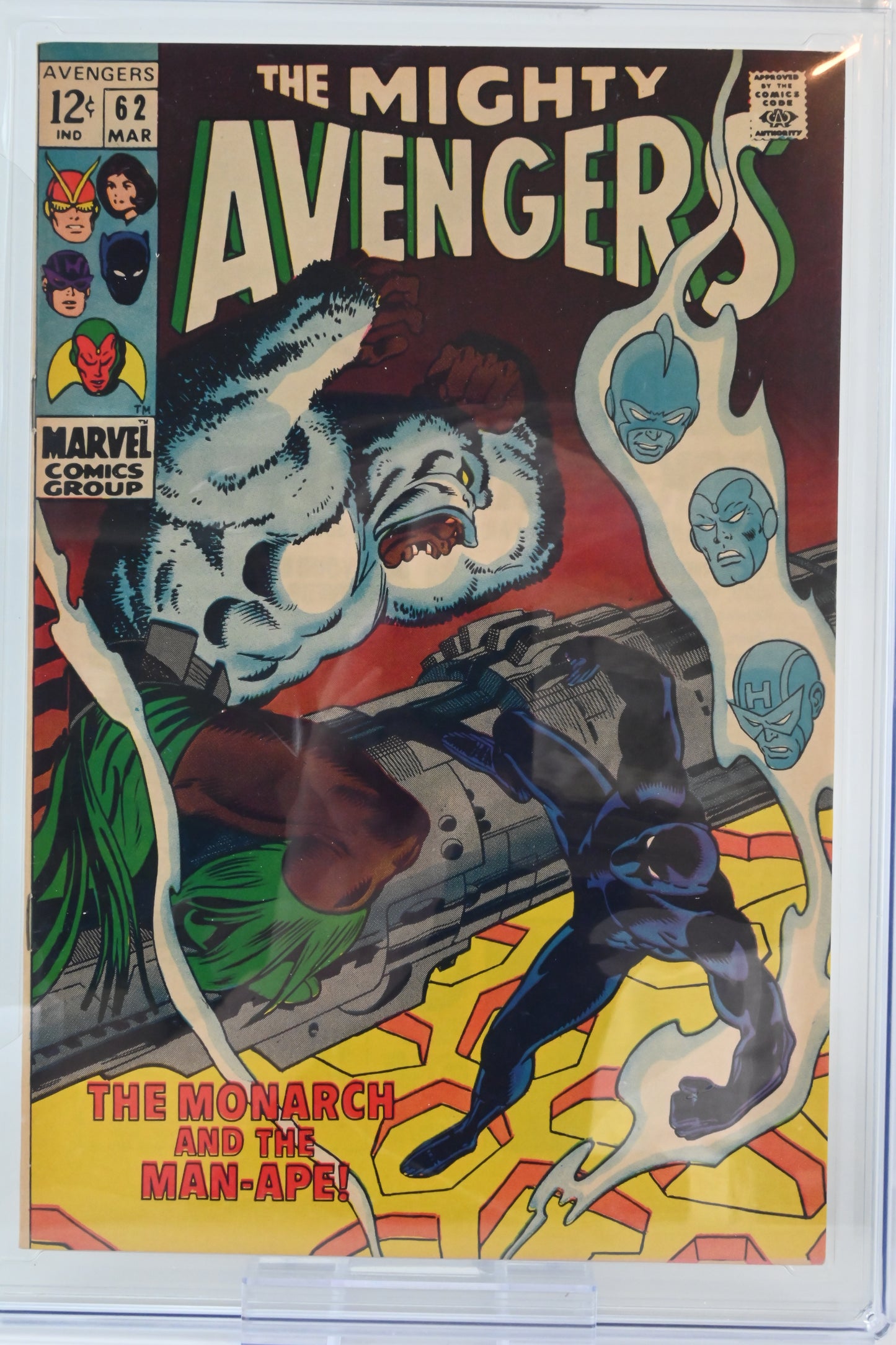 The Avengers #62 CGC 9.0 / 1969 - Marvel comics