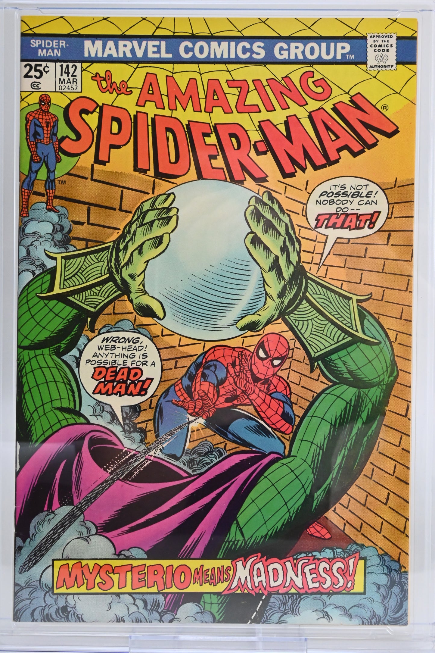 The Amazing Spider-Man #142 CGC 9.2 / 1975