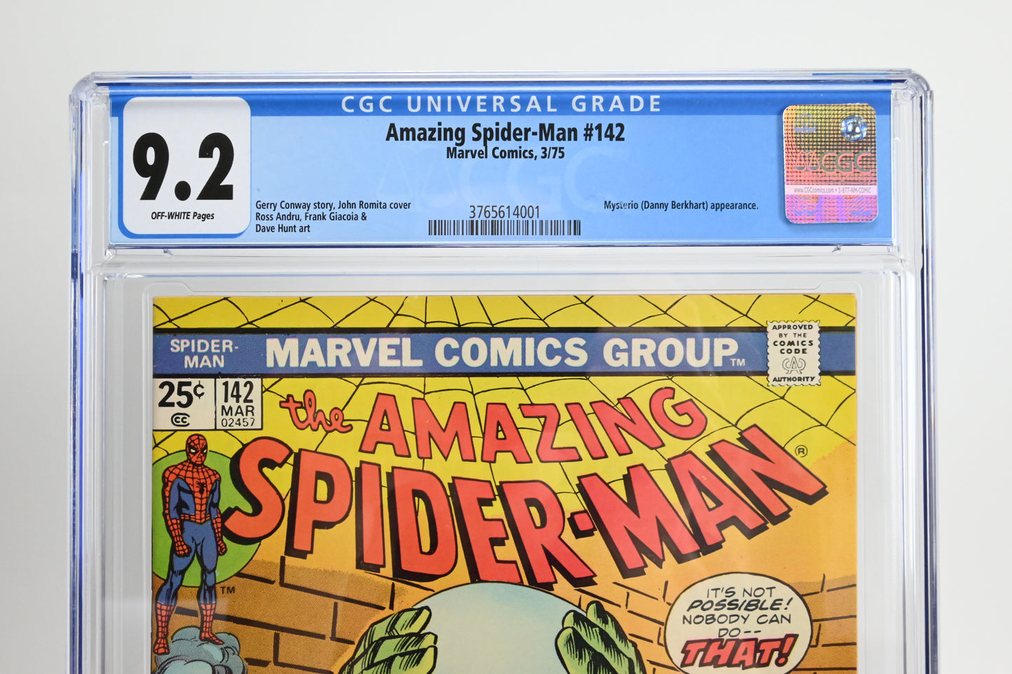 The Amazing Spider-Man #142 CGC 9.2 / 1975