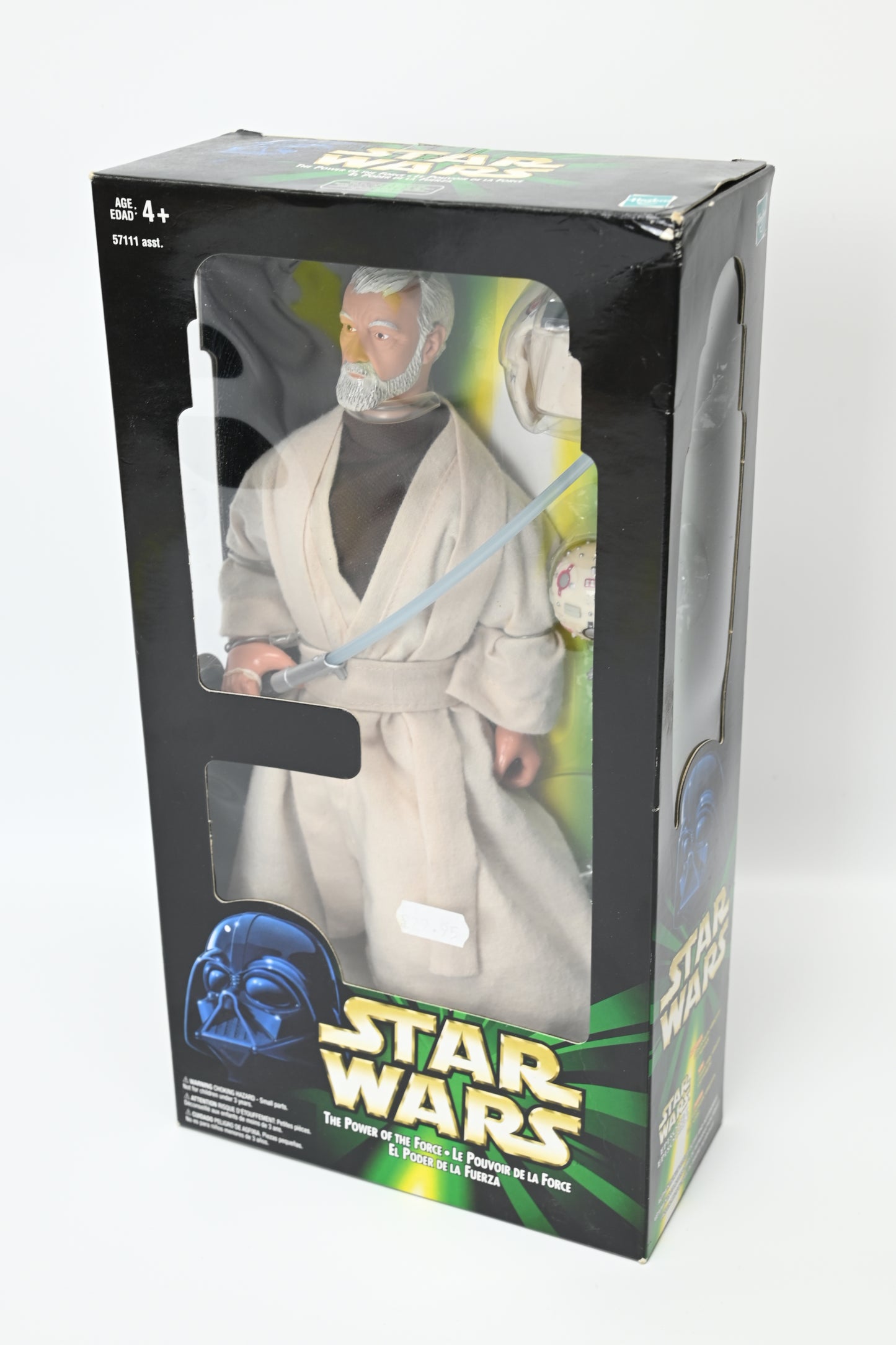 Star Wars Power of the Force - Obi Wan Kenobi Figure with Glow in the Dark Light