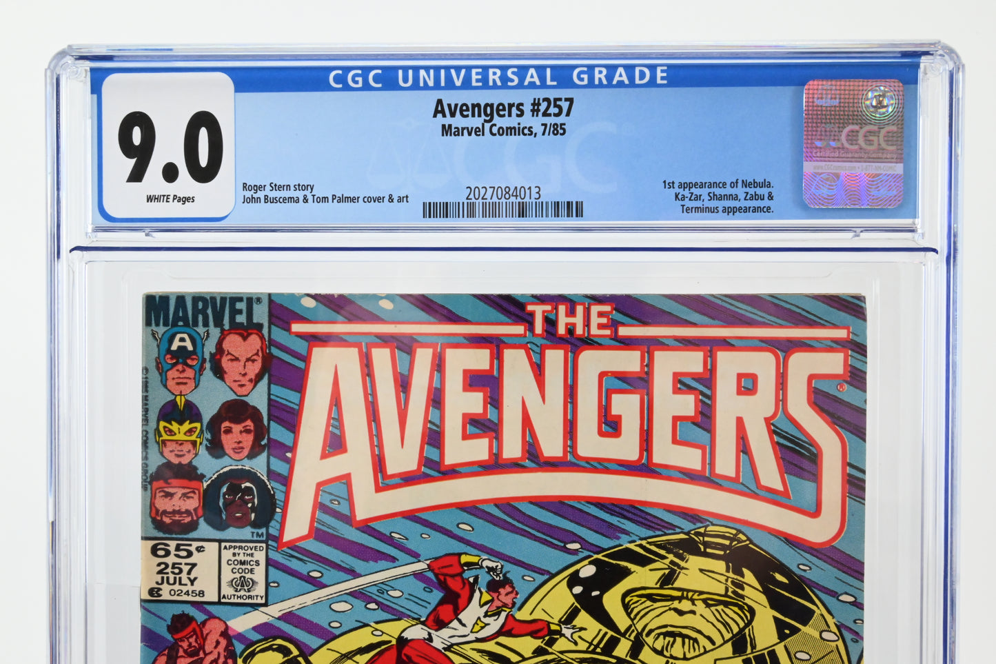 The Avengers #257 CGC 9.0 / 1985