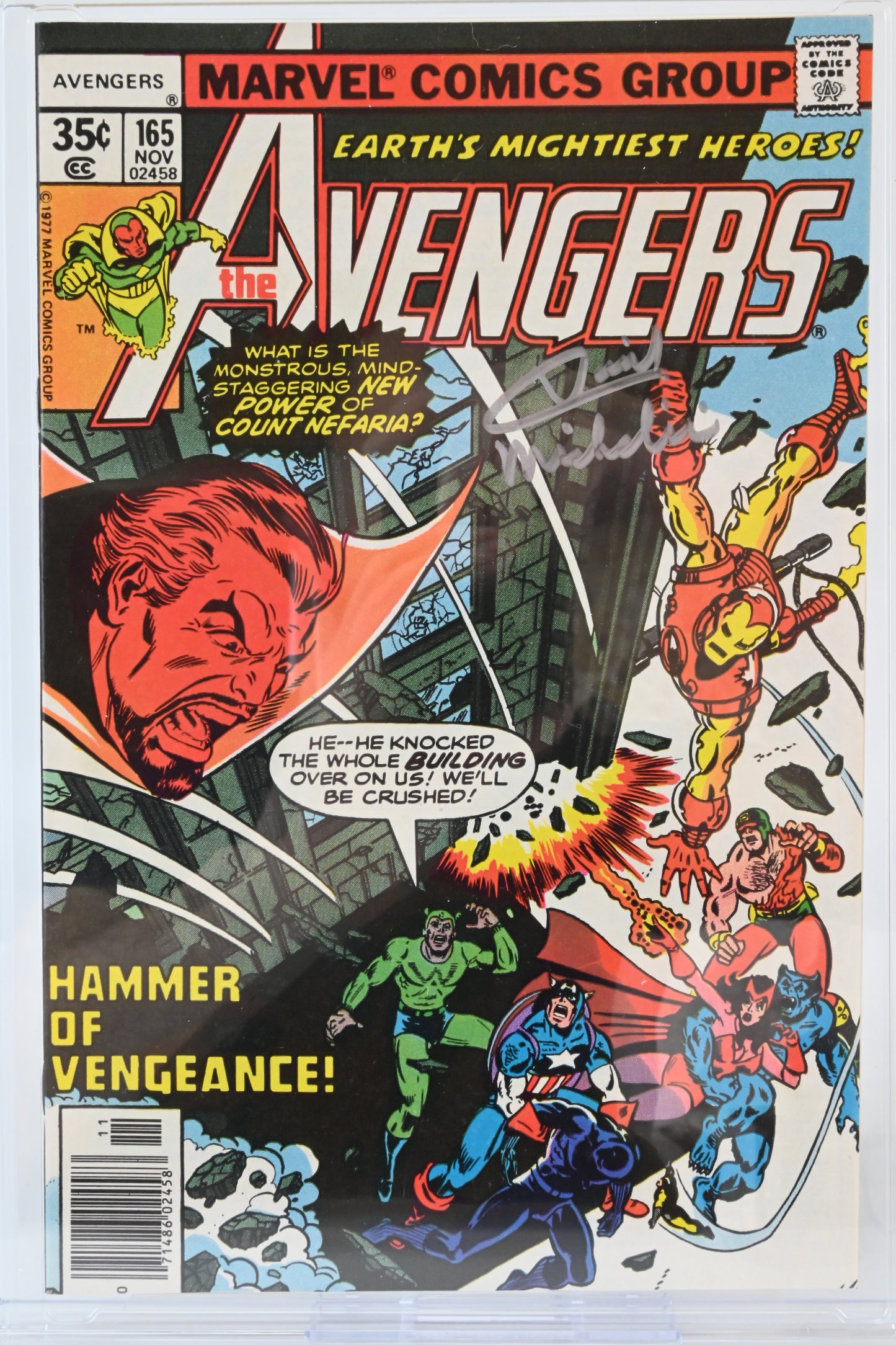 The Avengers #165 Signature CGC 9.6 / 1977 - Marvel comics