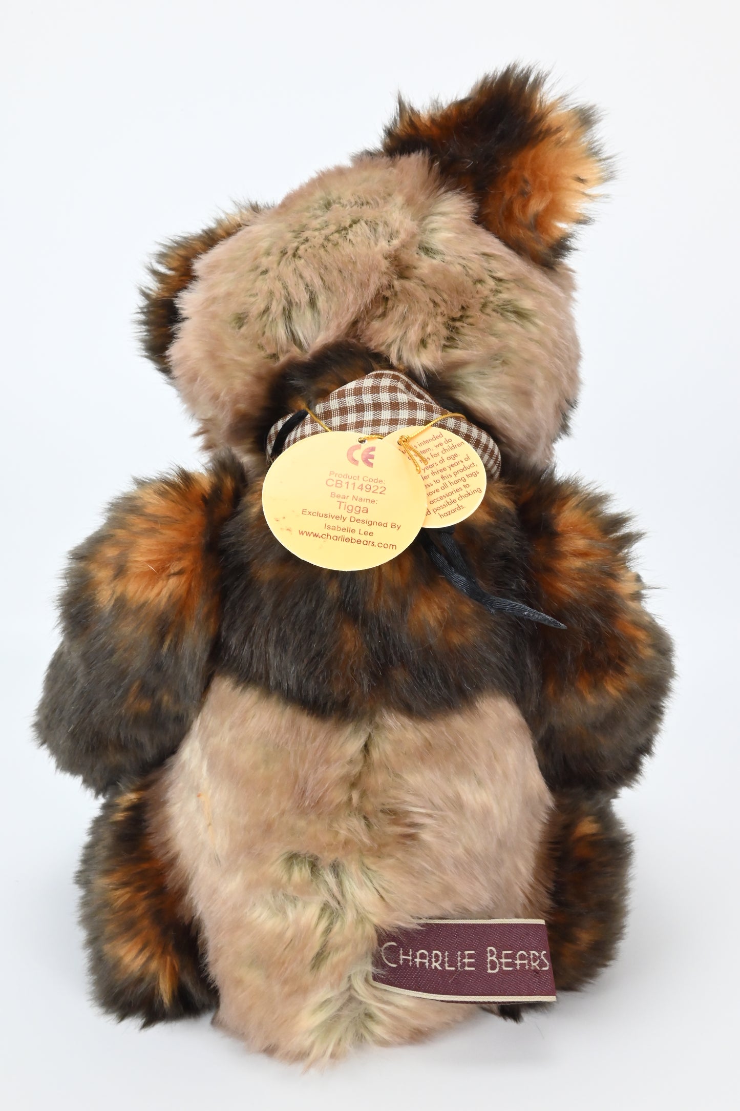 Charlie Bears LE Tigga Plumo Panda Bear - CB 114922