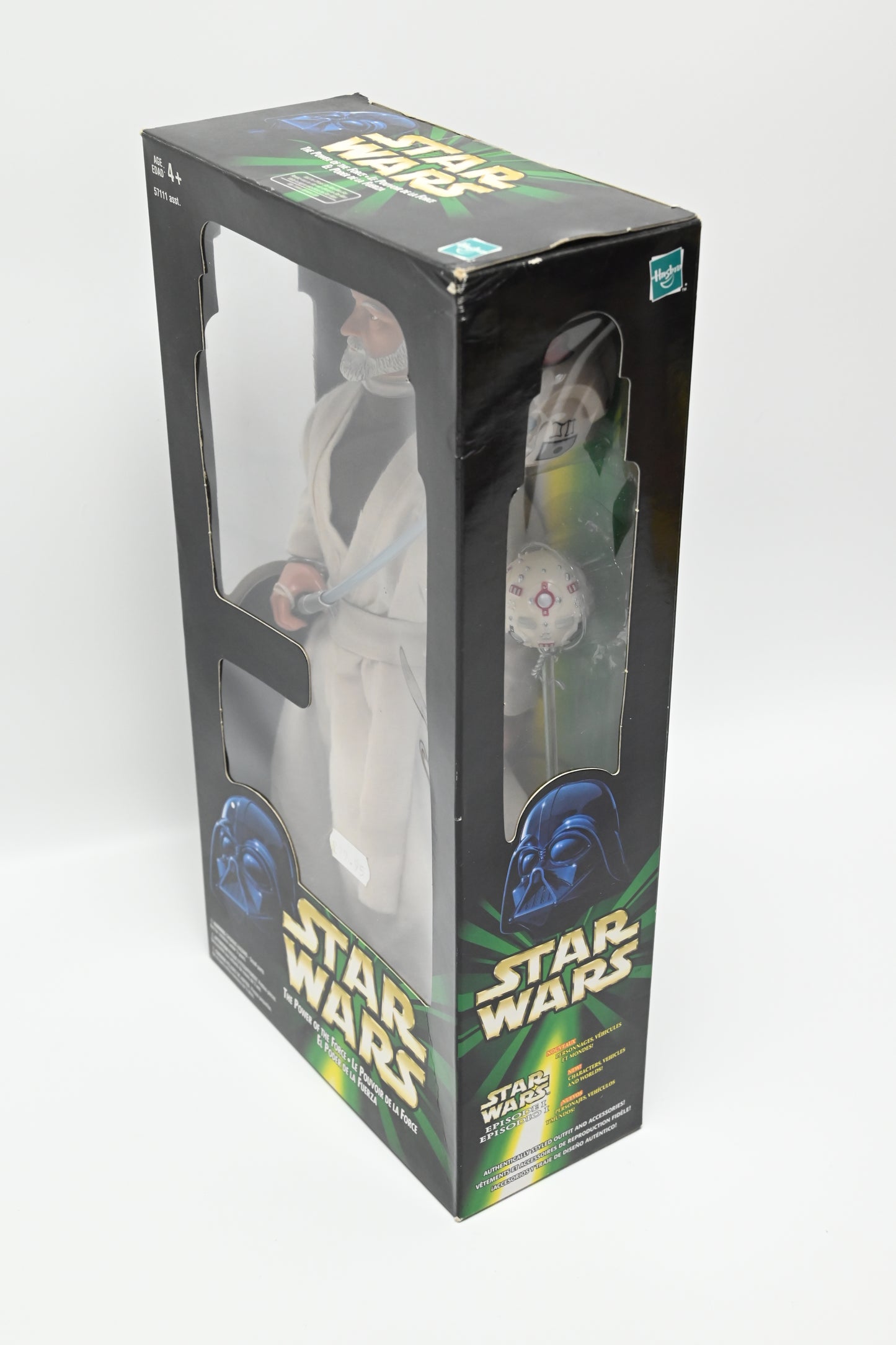 Star Wars Power of the Force - Obi Wan Kenobi Figure with Glow in the Dark Light