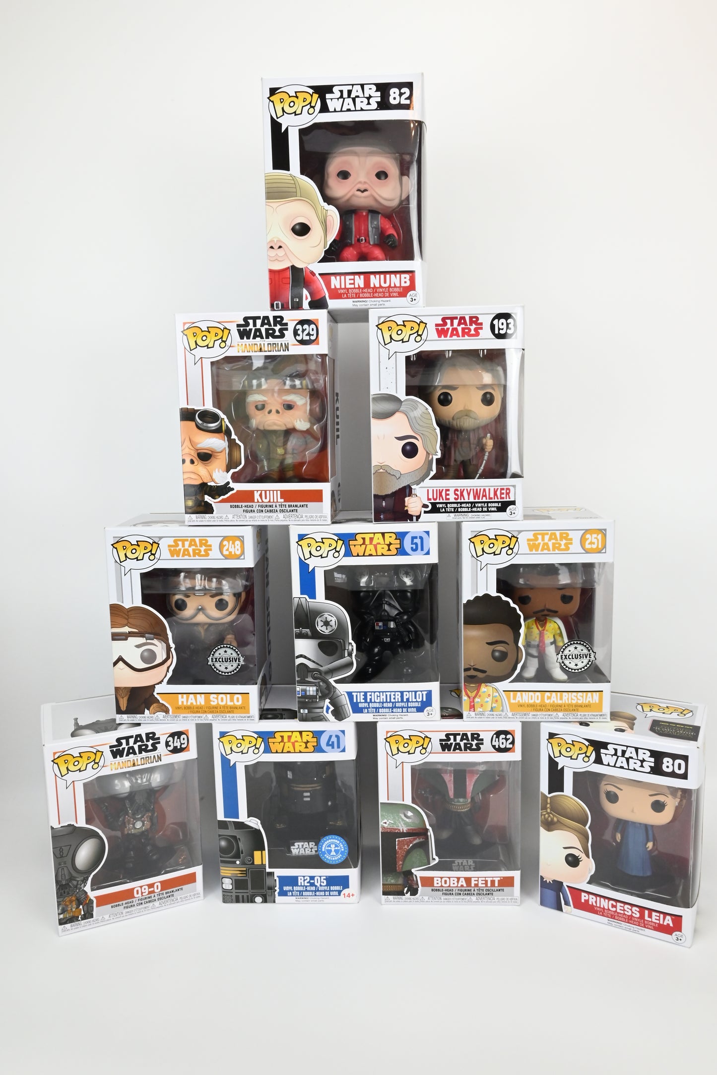 Collection of 10 Funko POP Star Wars - Lot1
