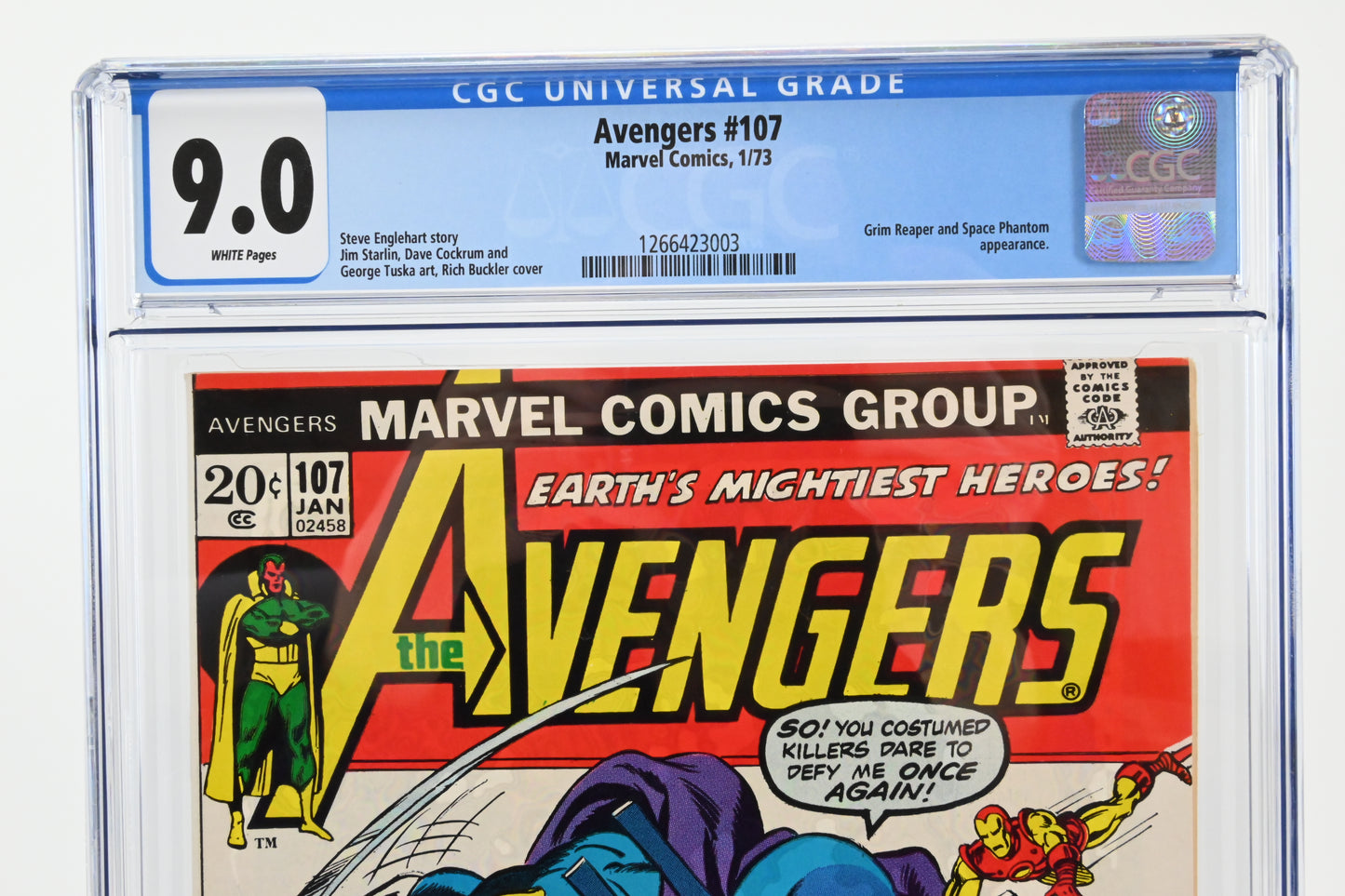 The Avengers #107 CGC 9.0 / 1973