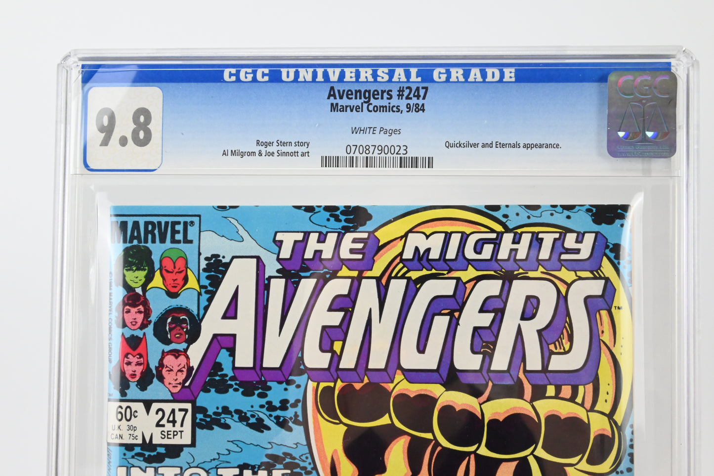 The Avengers #247 CGC 9.8 / 1984 - Marvel comics