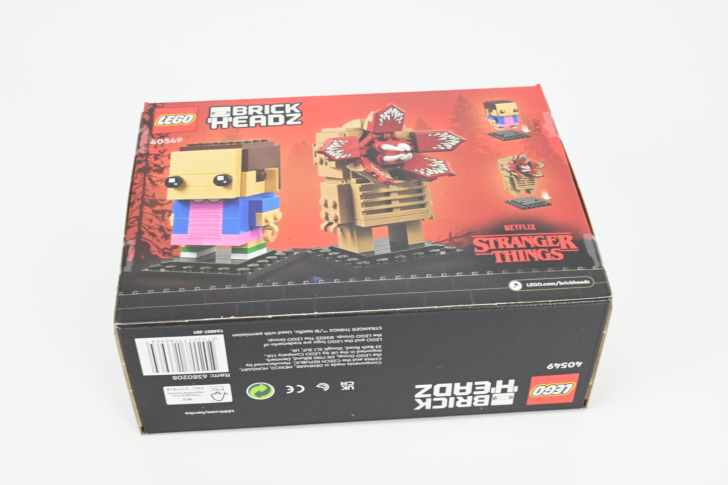 Lego 40549 Stranger Things Brickheadz Demogorgon & Eleven - New & Sealed
