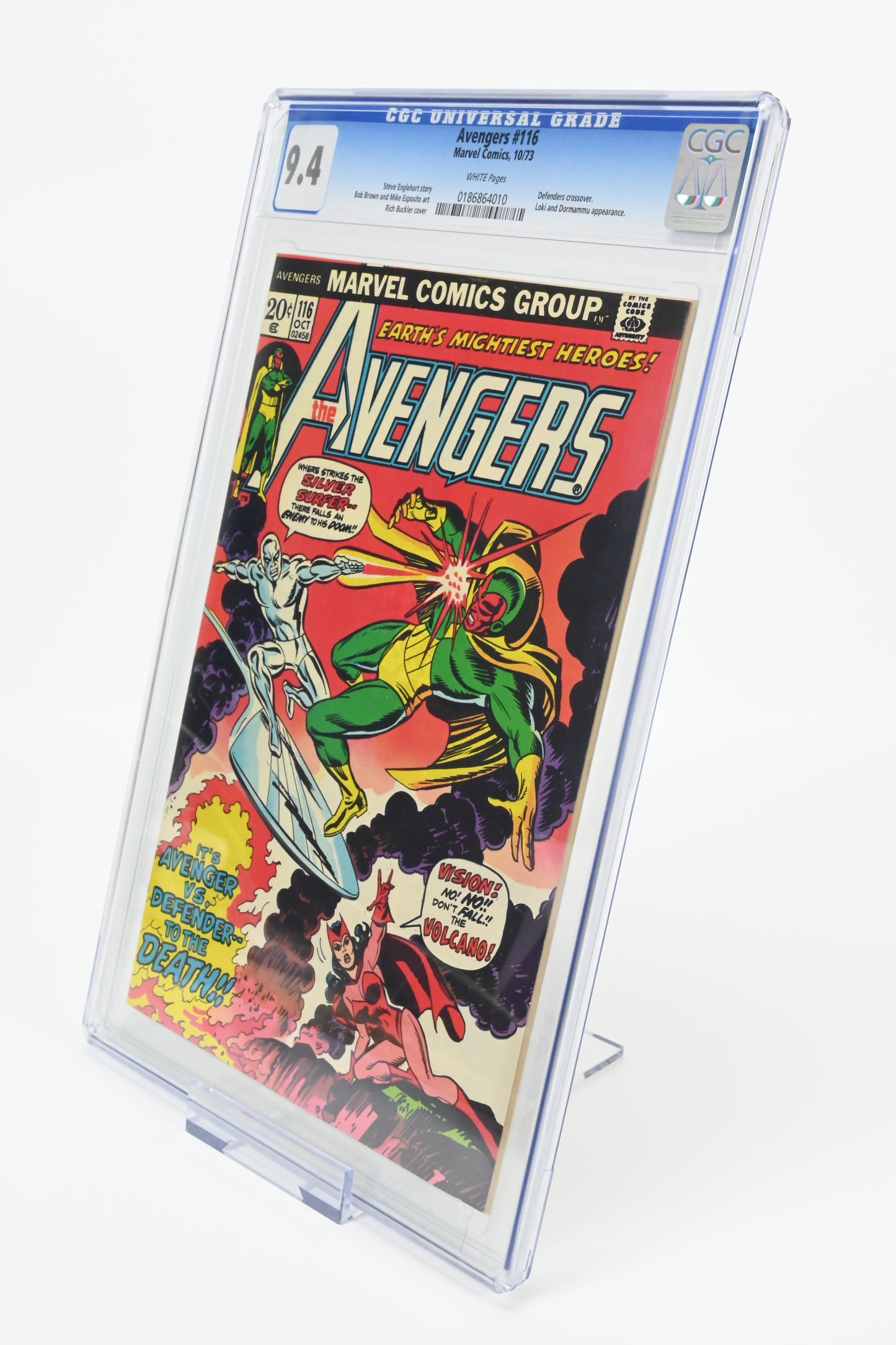 Avenger #116 - CGC 9.4 / 1973