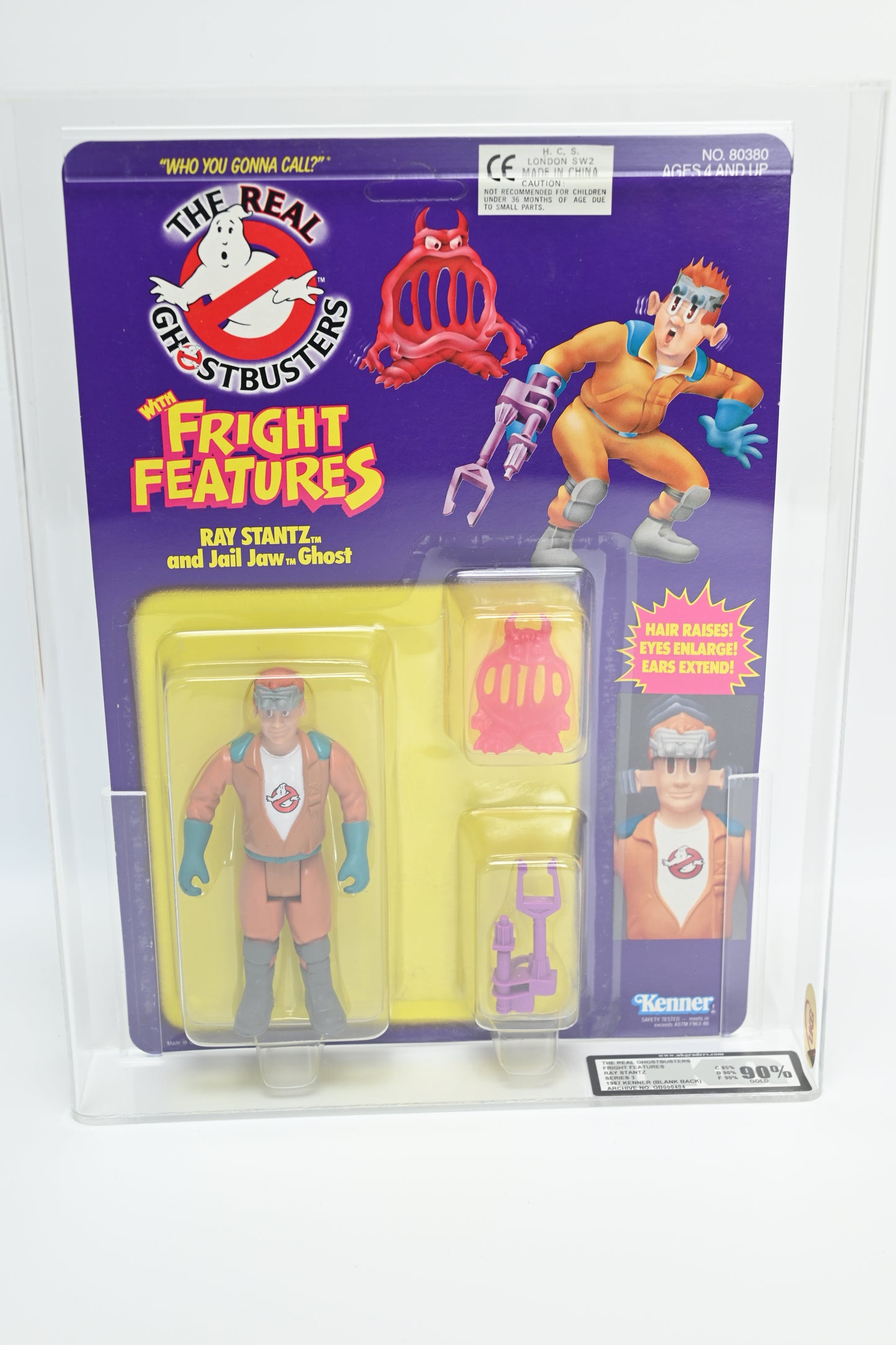 Kenner Vintage 1987 The Real Ghostbusters Ray Stanz Figur - UKG-Bewertung 90 %