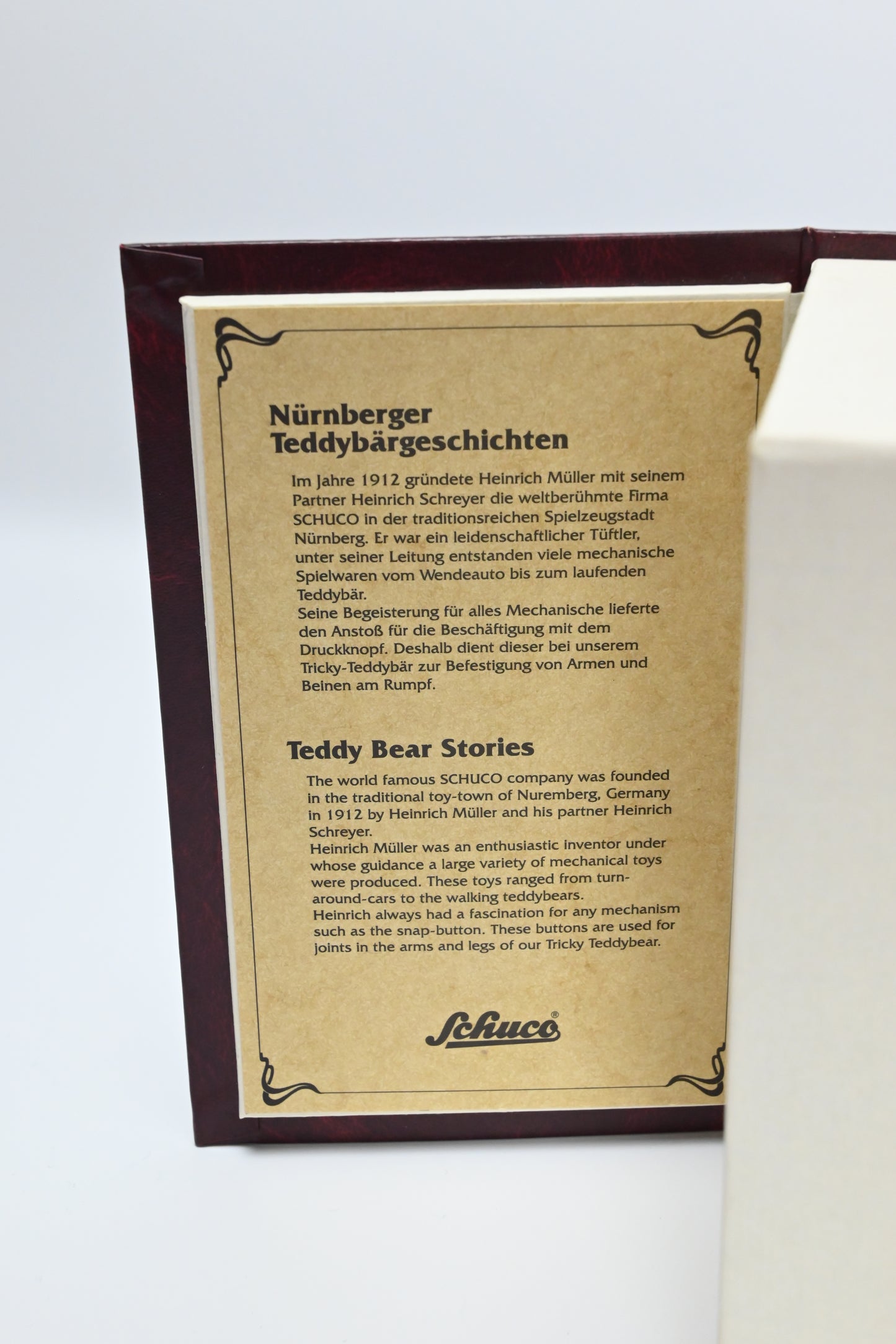 Schuco Nuremberg Tricky Teddy Bear Stories